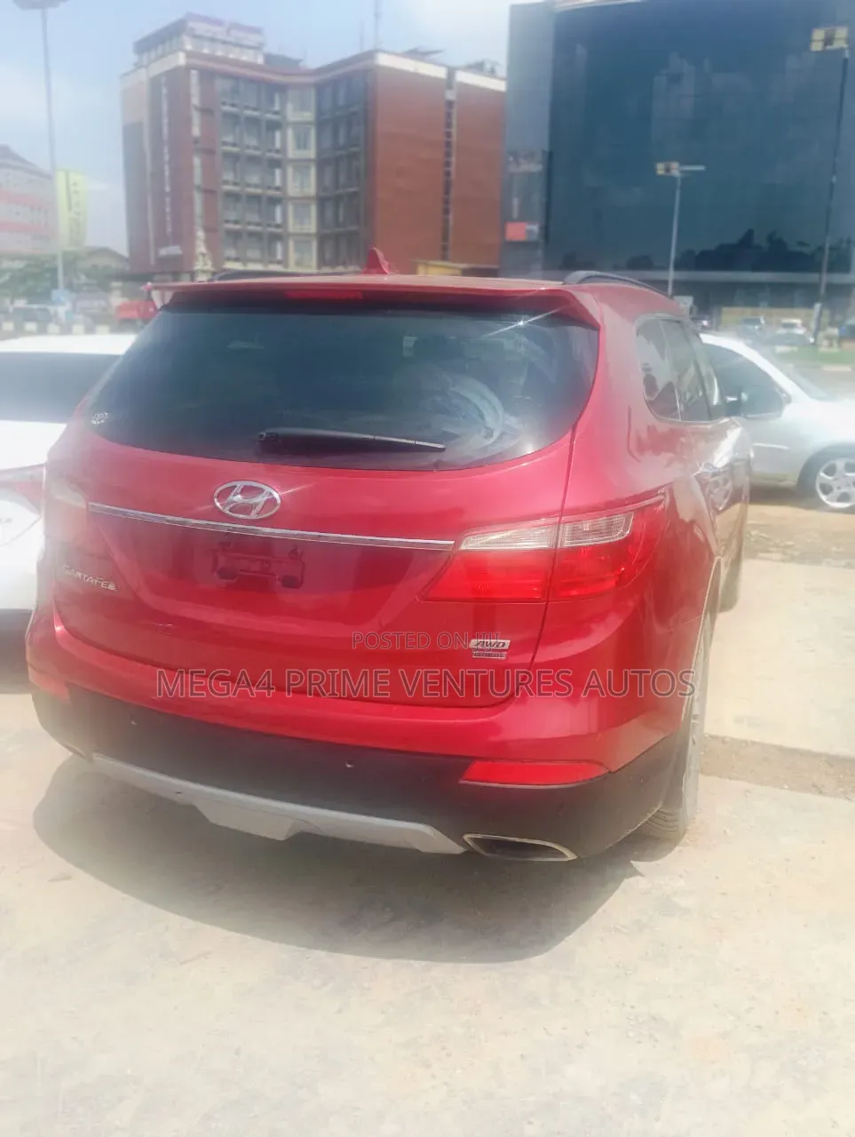 Hyundai Santa Fe Limited 4dr SUV (3.3L 6cyl 6A) 2014 Red