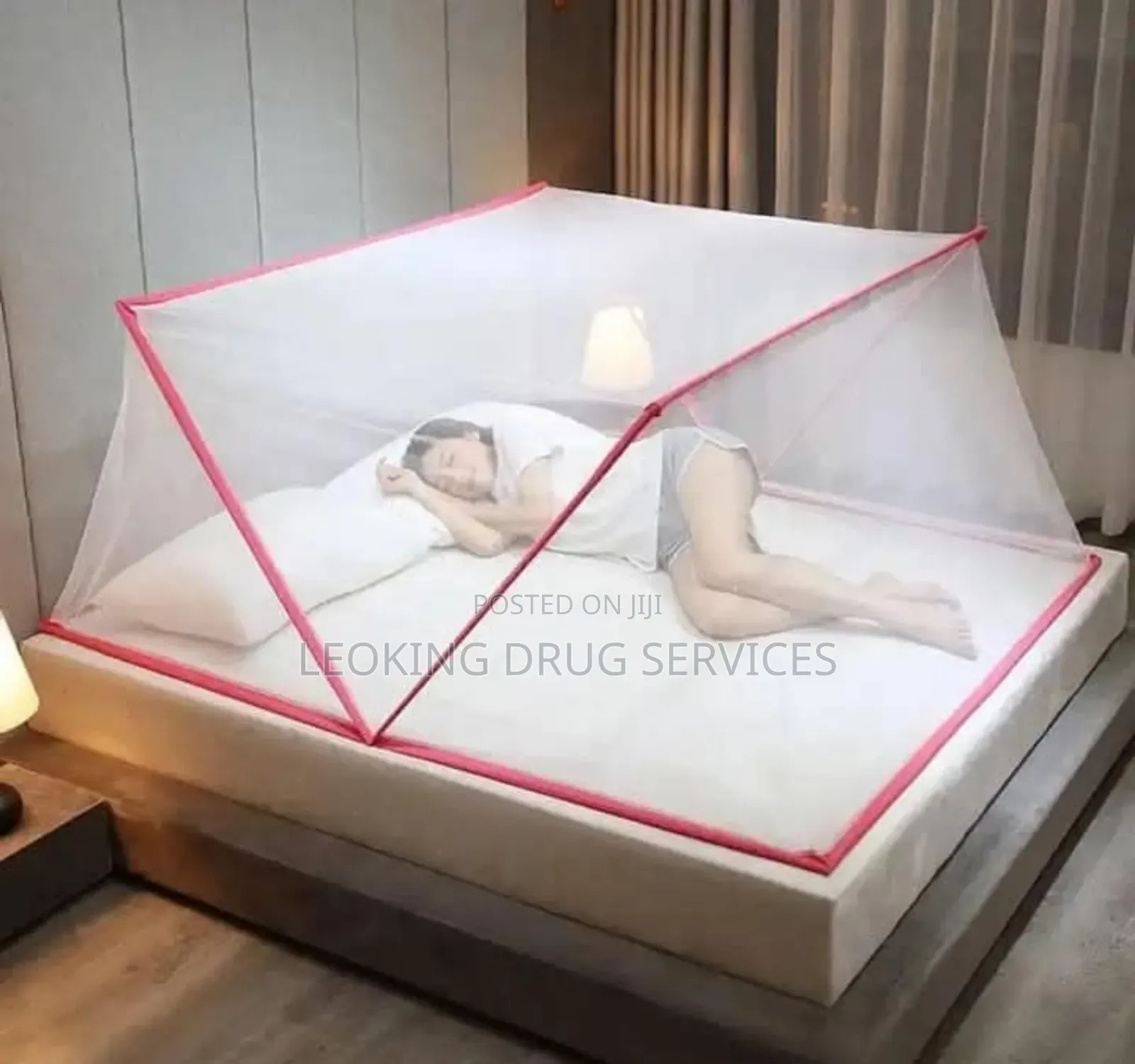 Foldable Triangle Mosquito Net - No Installation Bed Canopy