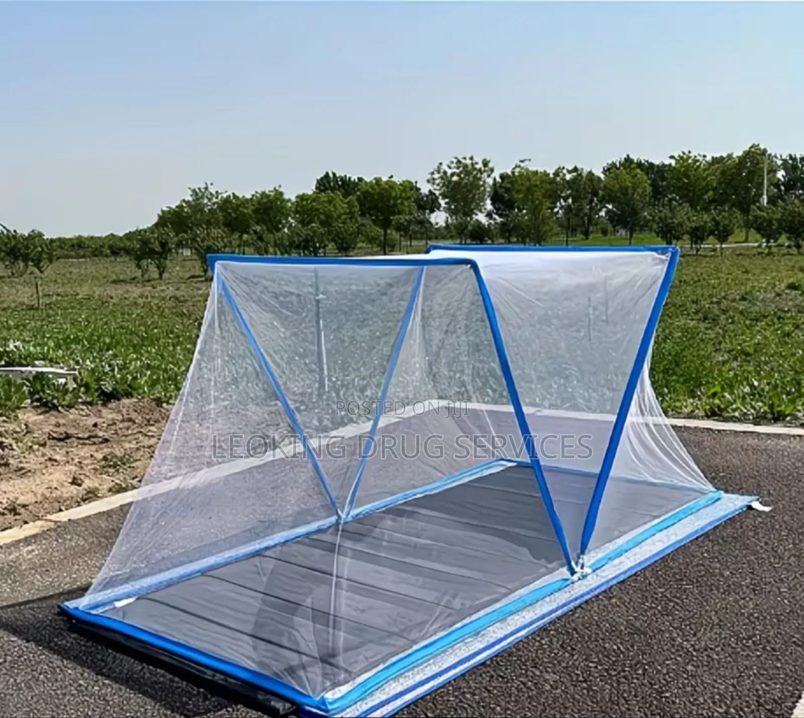 Foldable Triangle Mosquito Net - No Installation Bed Canopy