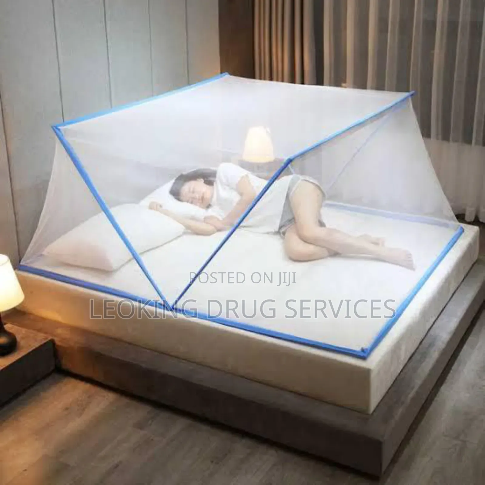 Foldable Triangle Mosquito Net - No Installation Bed Canopy