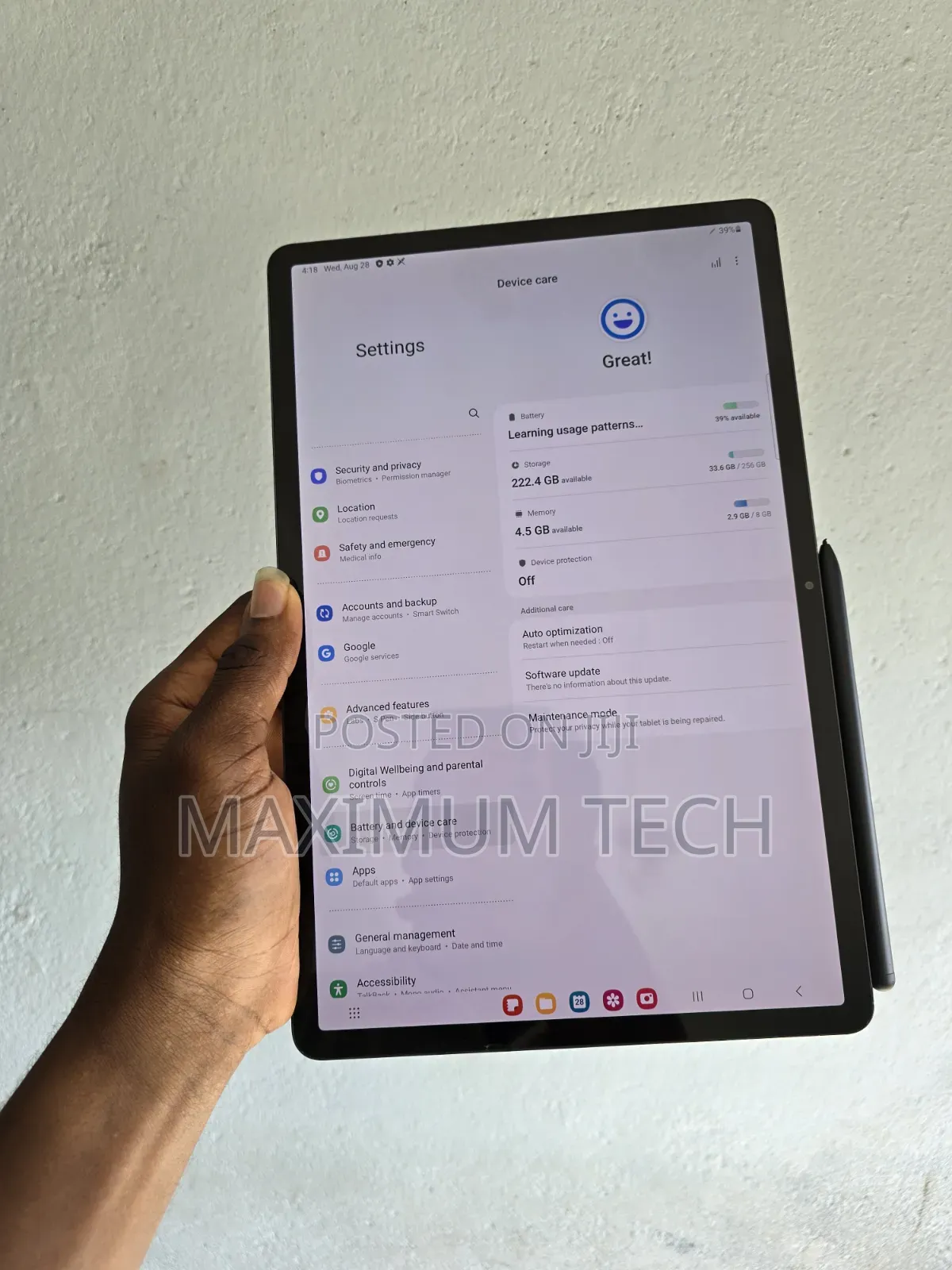 Samsung Galaxy Tab S7+ 256 GB Black