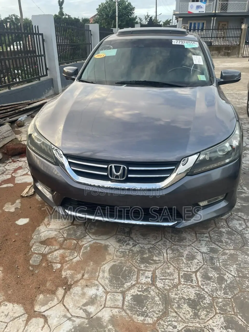 Honda Accord EX-L V-6 2dr Coupe (3.5L 6cyl 6A) 2015 Gray
