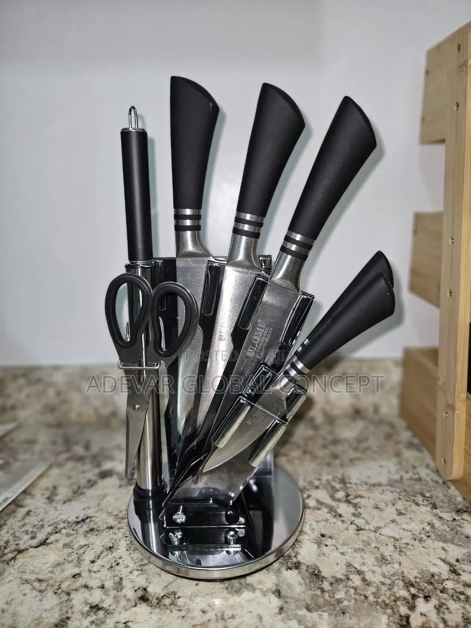 8pcs Alomi Knife Set With Peeler