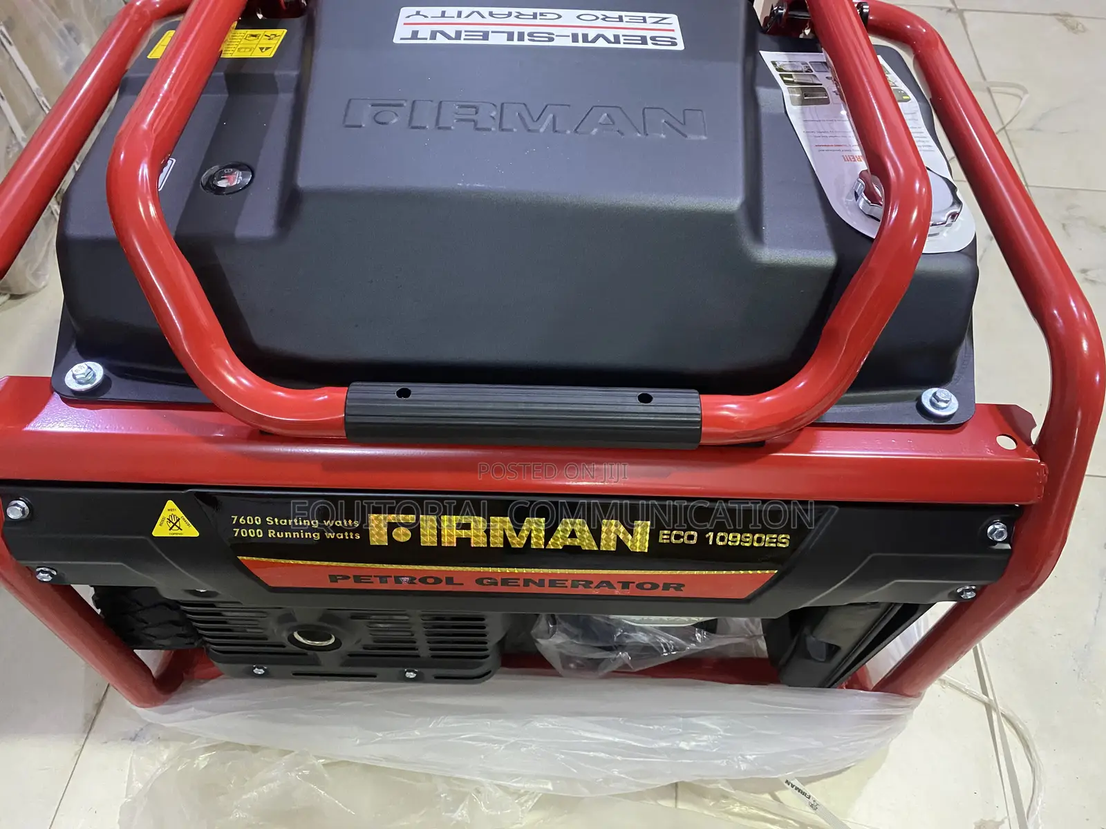 Firman ECO 10990ES Semi-Silent 7.6KVA Petrol Power Supply Generator