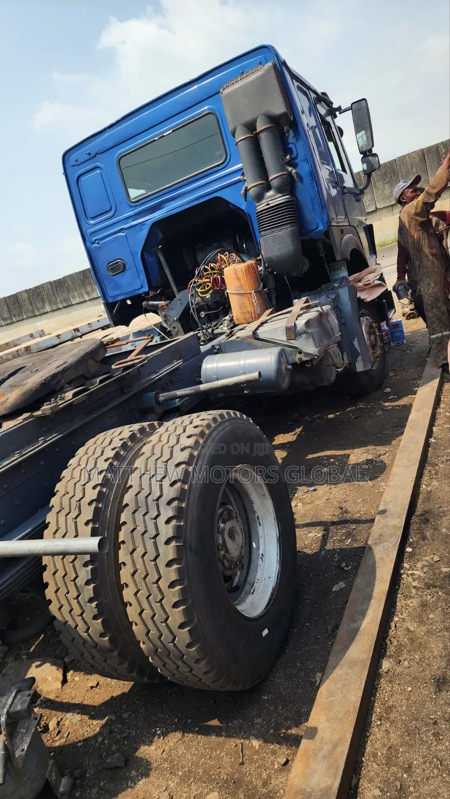 Nigeria Used Howo Truck Head 6 Tires.