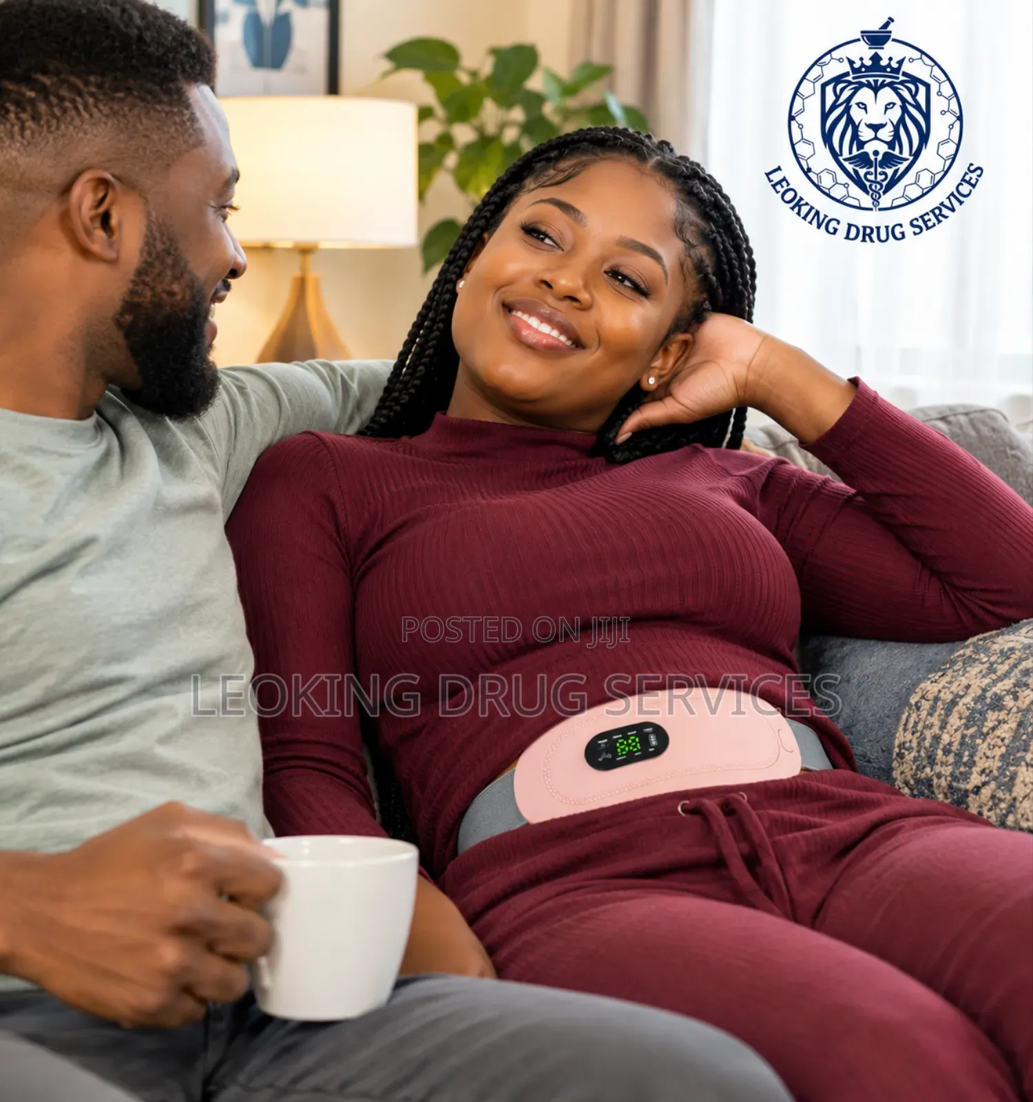 Menstrual Cramp & Waist Pain Massager Belt