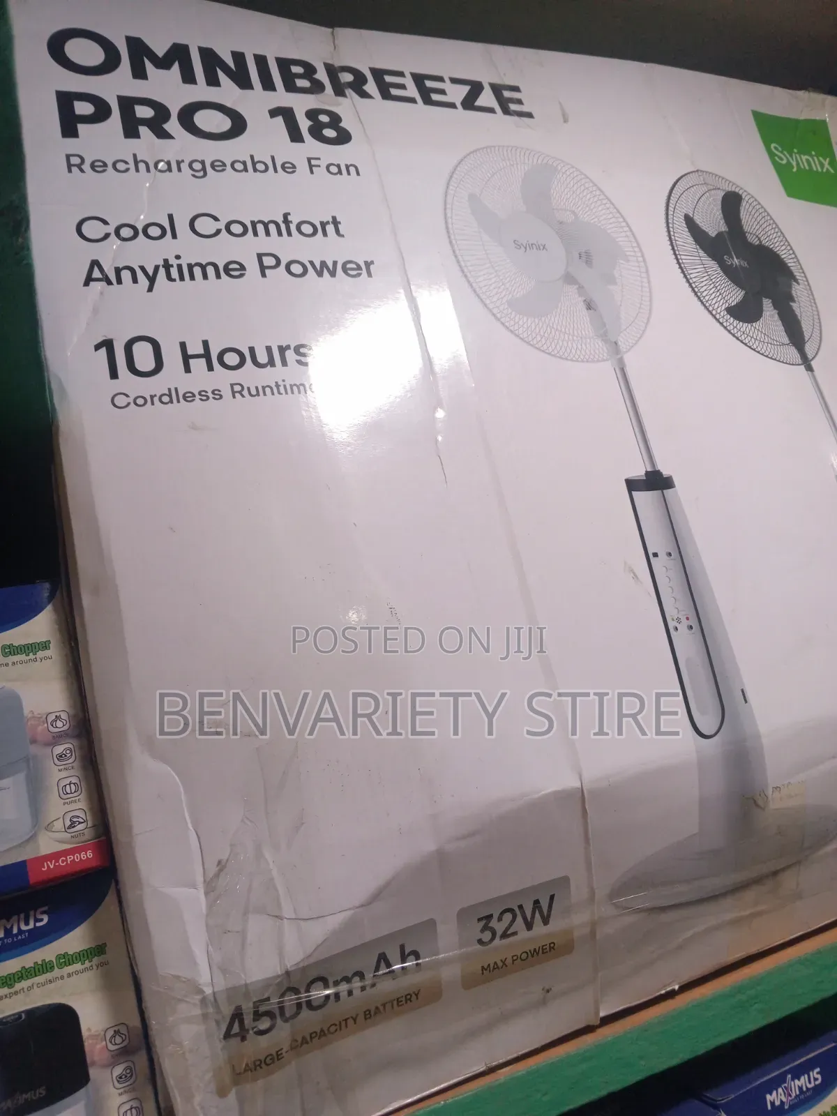 Rechargeable Fan Standing Fan
