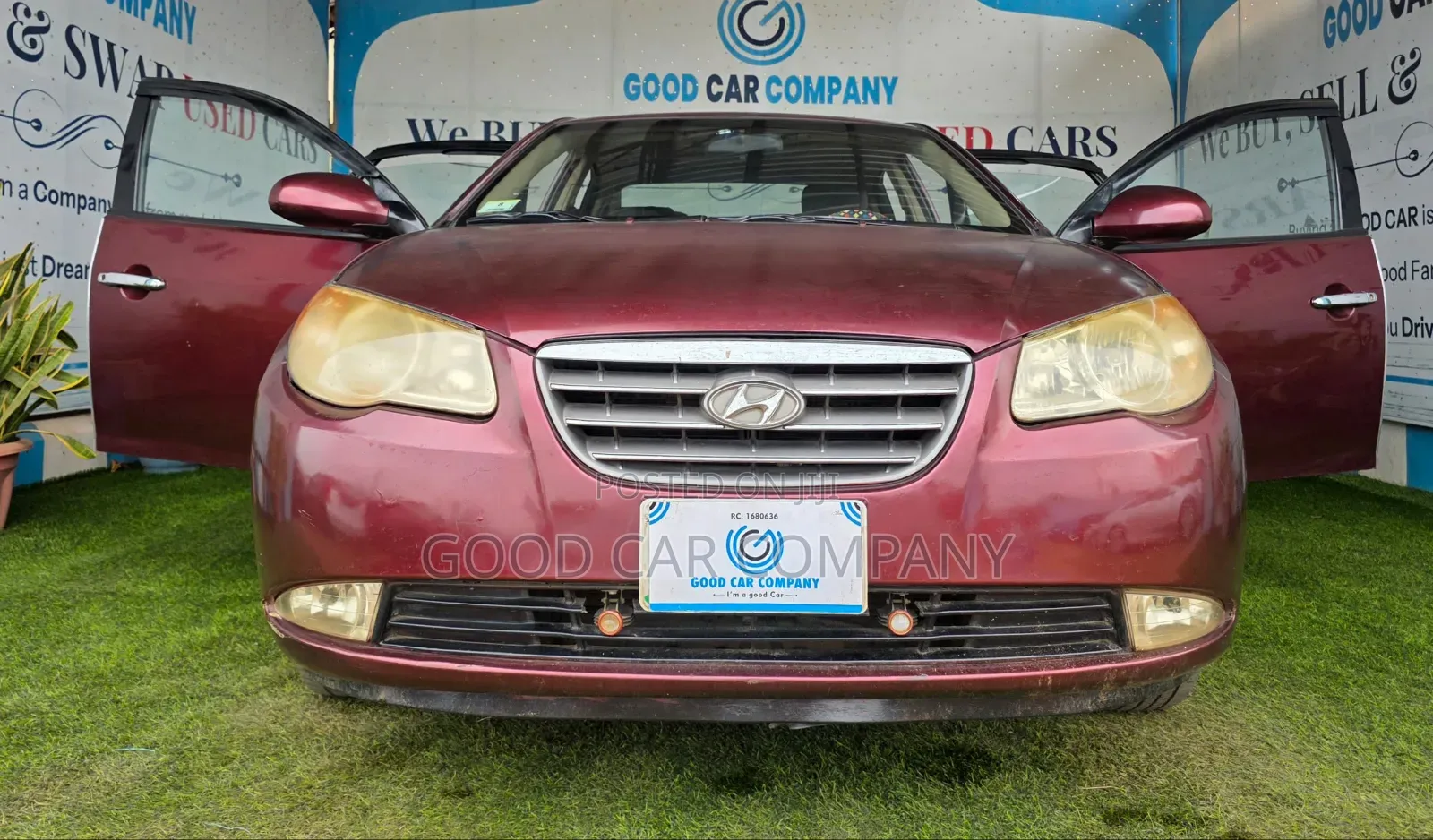 Hyundai Elantra 2008 Red