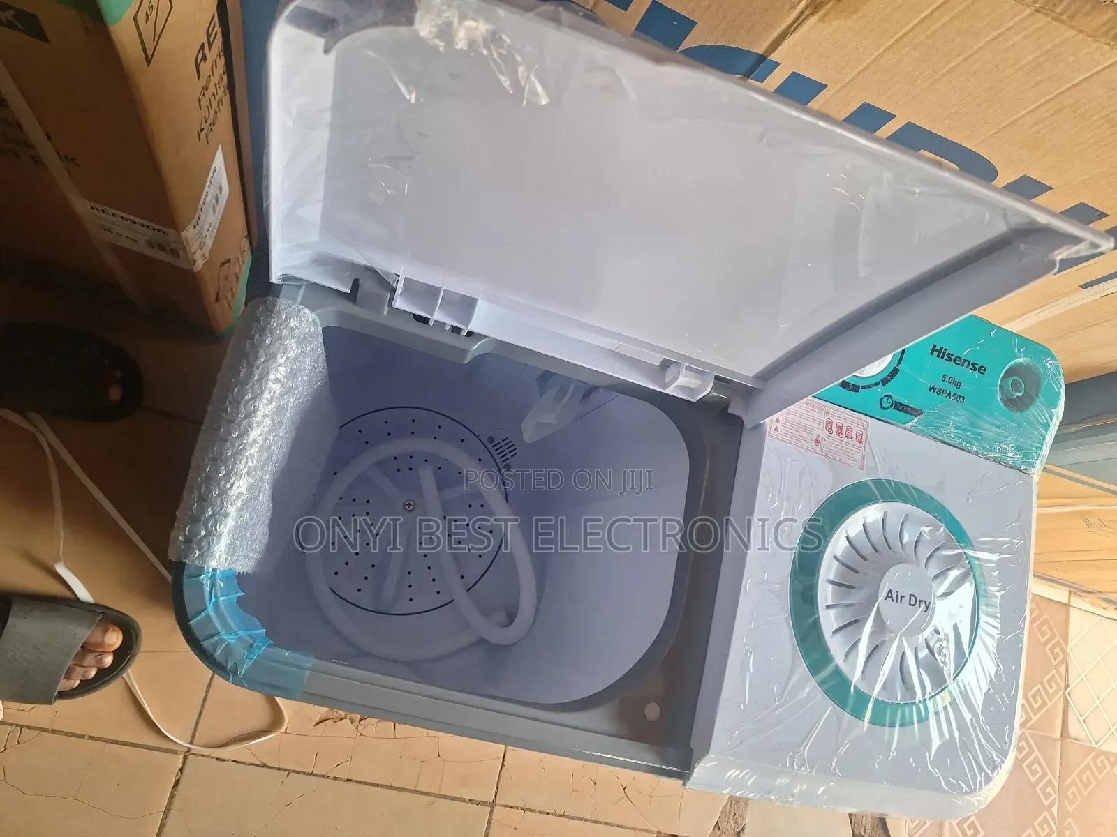 Hisense 5KG TOP LOADER 2 in 1 MANUAL WASHING MACHINE
(Wash and Spin)