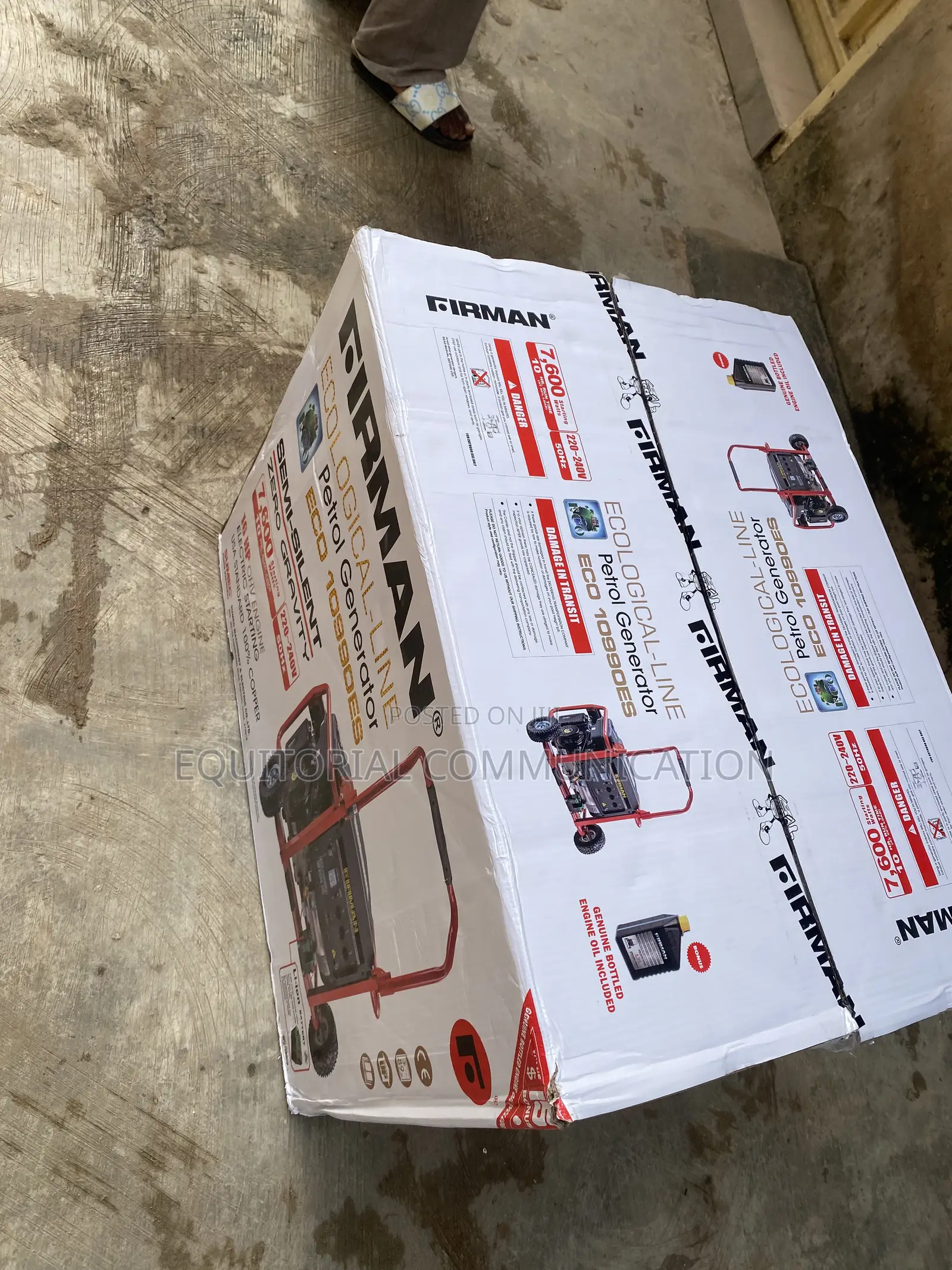 Firman ECO 10990ES 16HP 7.6kva Generator With Semi-Silent Design