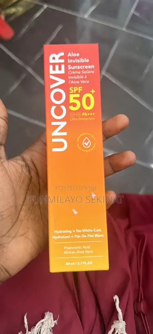 Uncover Aloe Invisible Sunscreen SPF 50+
