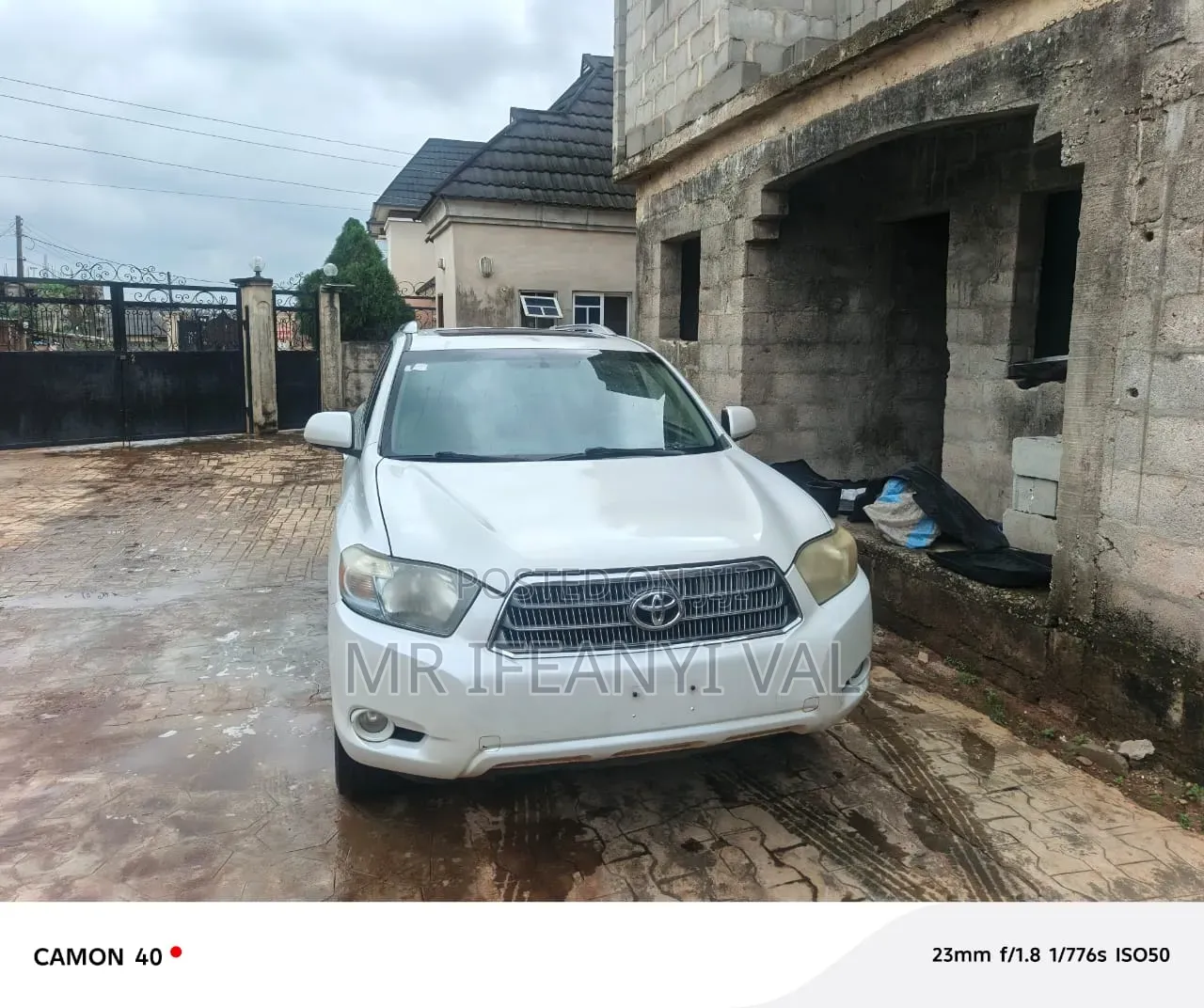 Toyota Highlander Hybrid 2010 White