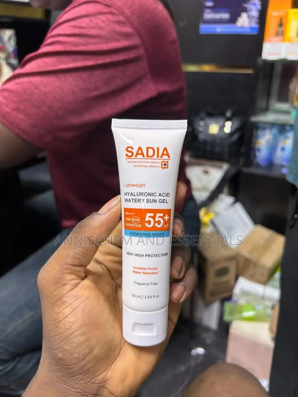 Sadia Hyaluronic Acid Watery Sun Gel SPF 55+