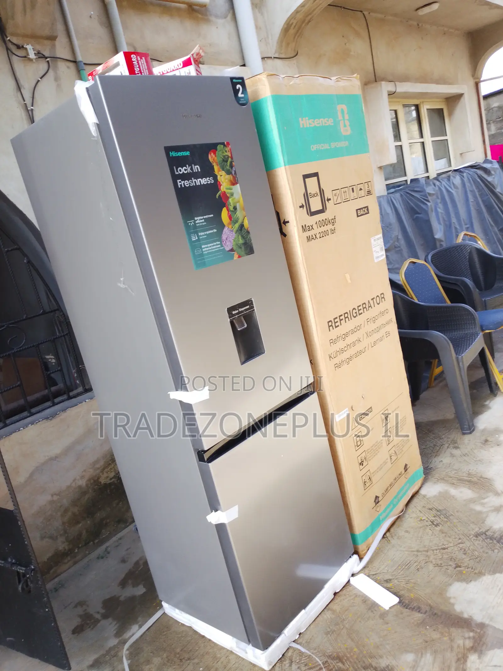 Hisense RD-3DCB Double Door Refrigerator With Water Dispenser