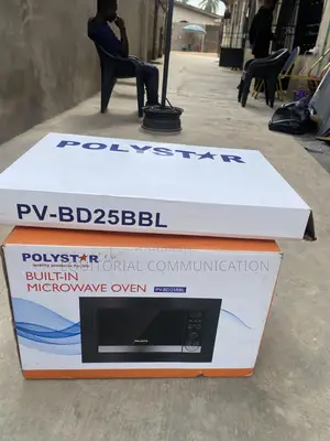 Polystar PV-BD25BBL Built-in Kitchen Microwave 25 Litres
