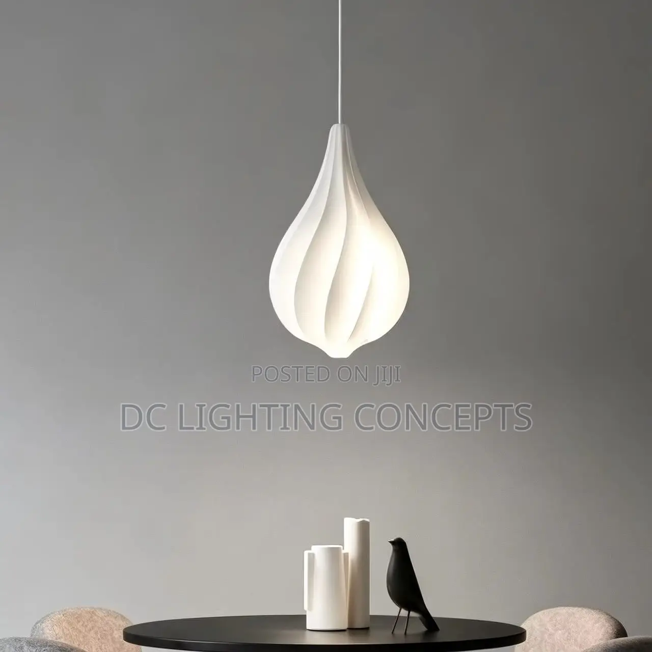 Simple Nordic Danish Flower Bud Drip Led Pendant Light for Living Room