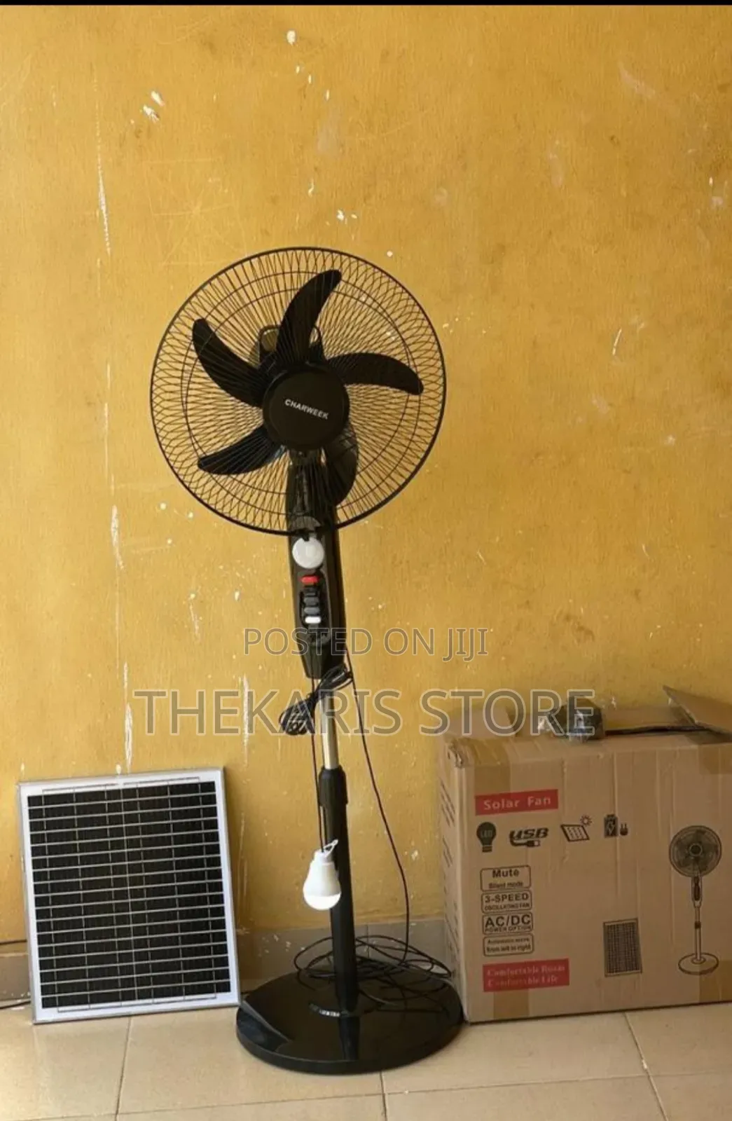 Charweek Solar Fan