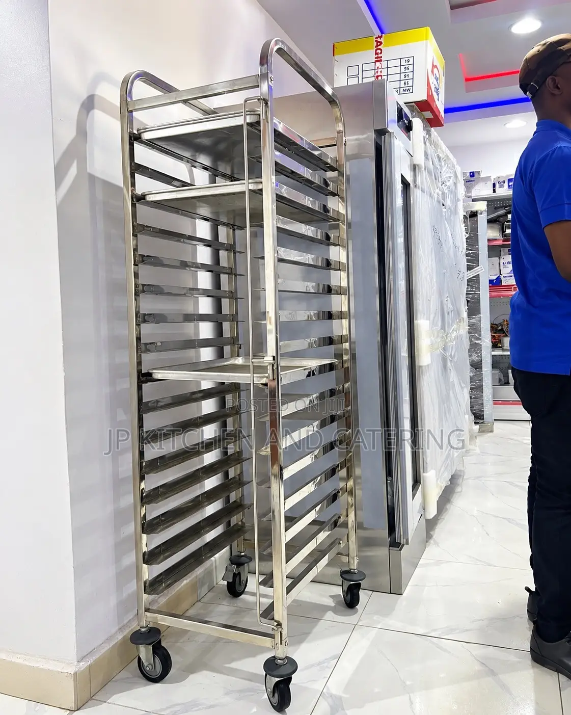 Commercial Bakery Tray Rack Trolley