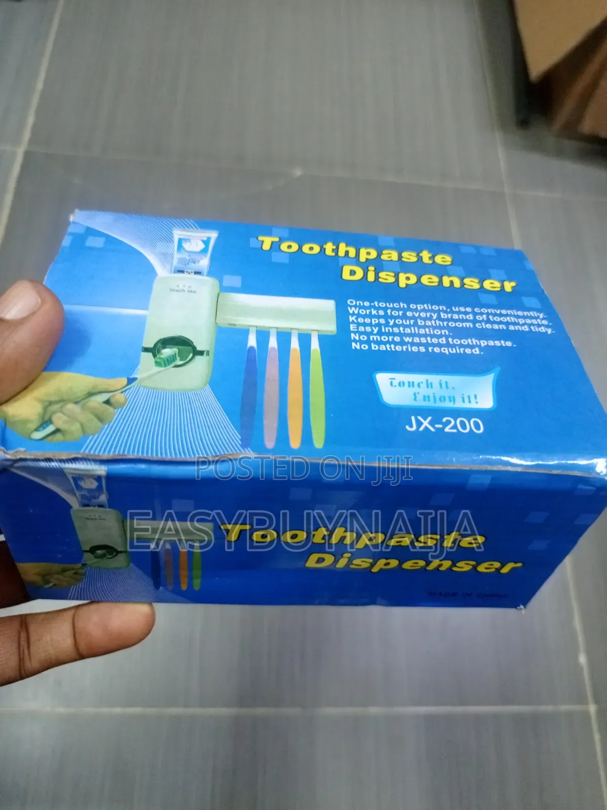 Toothpaste Dispenser and Toothbrush Holder