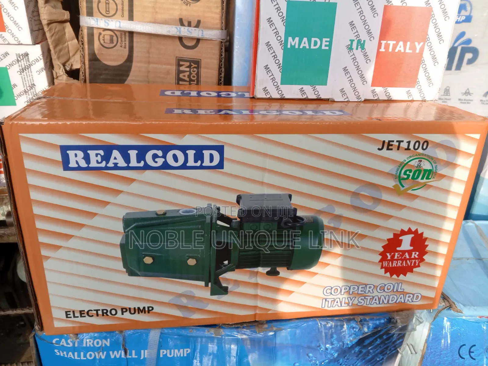 1 Horsepower Real Gold Surface Water Pump