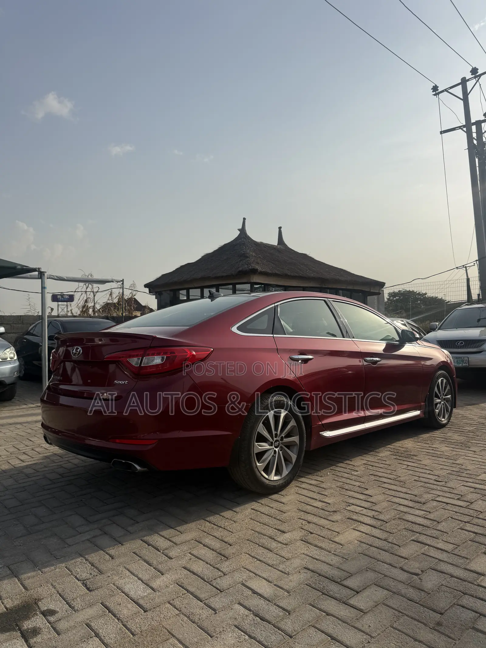 Hyundai Sonata Sport 4dr Sedan (2.4L 4cyl 6A) 2015 Maroon
