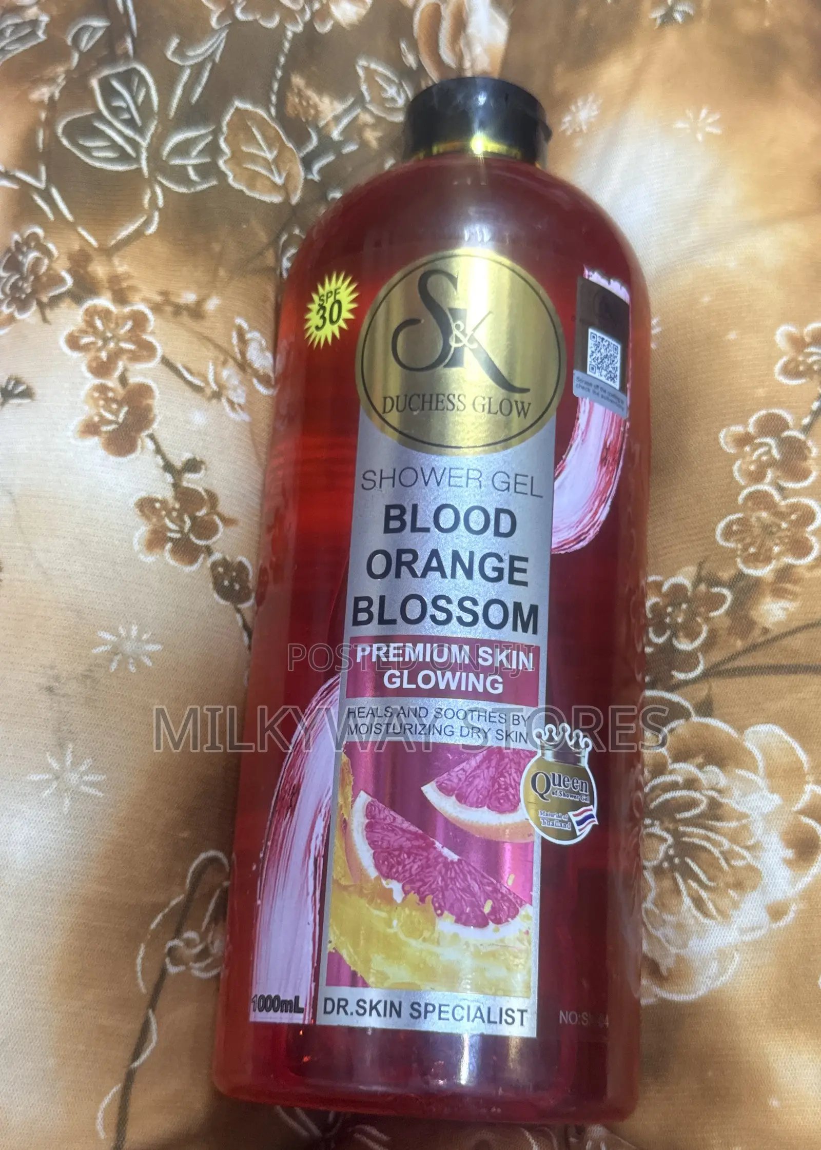 Blood Orange Blossom Premium Skin Glowing Shower Gel