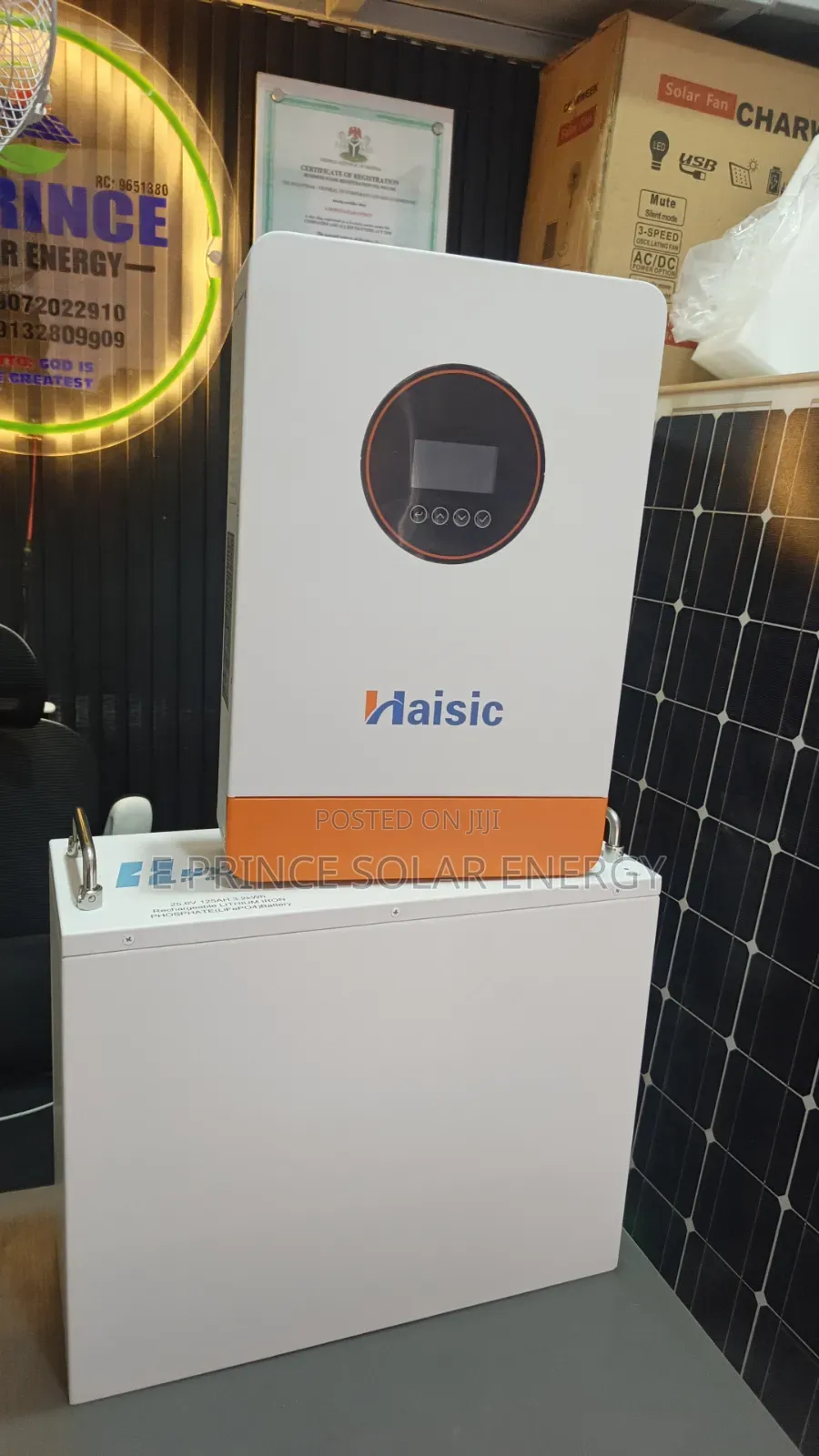 3.2kwh/4.2kva 24v Lithium Battery and Inverter