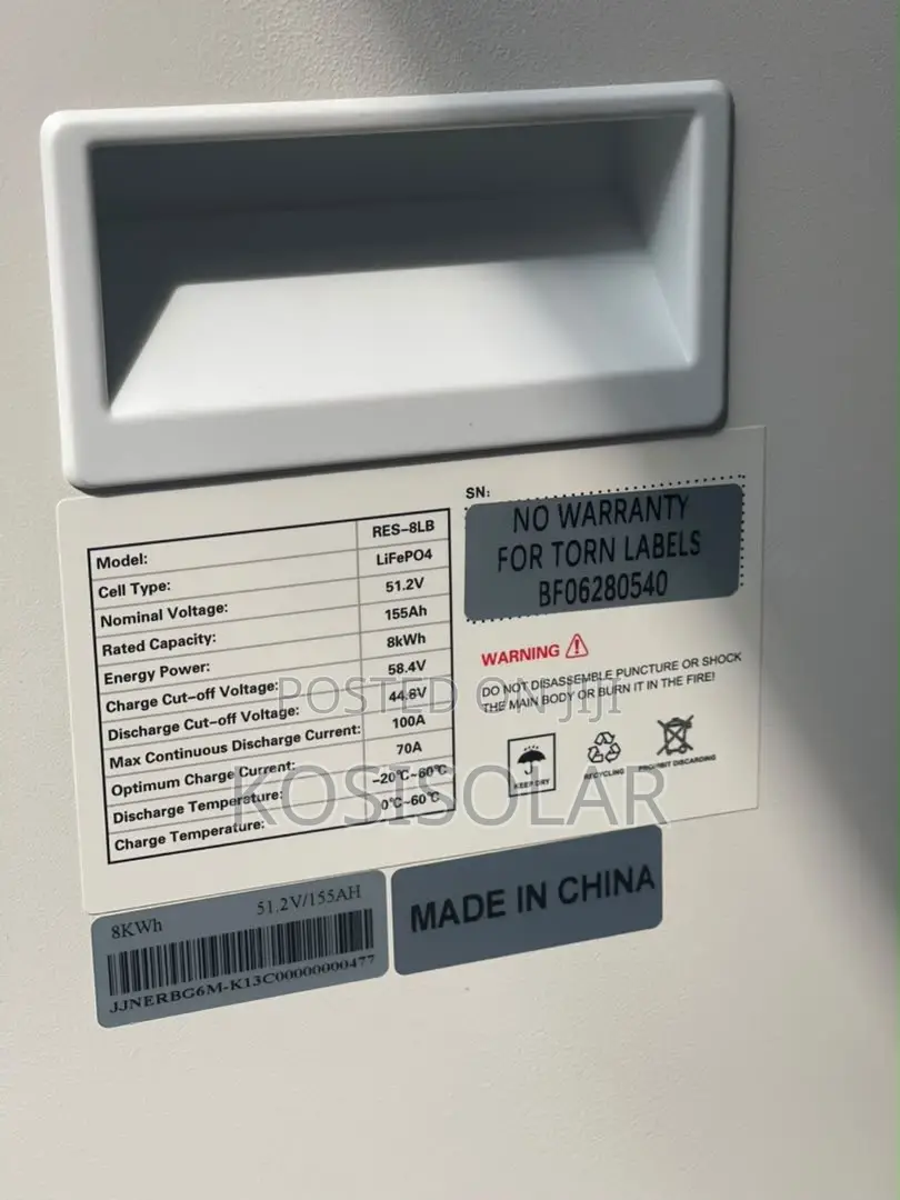 8kwh 48v Hyper Power Lithium Ion Battery