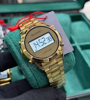 Skmei Digital, Steel Strap Chronograph Watch