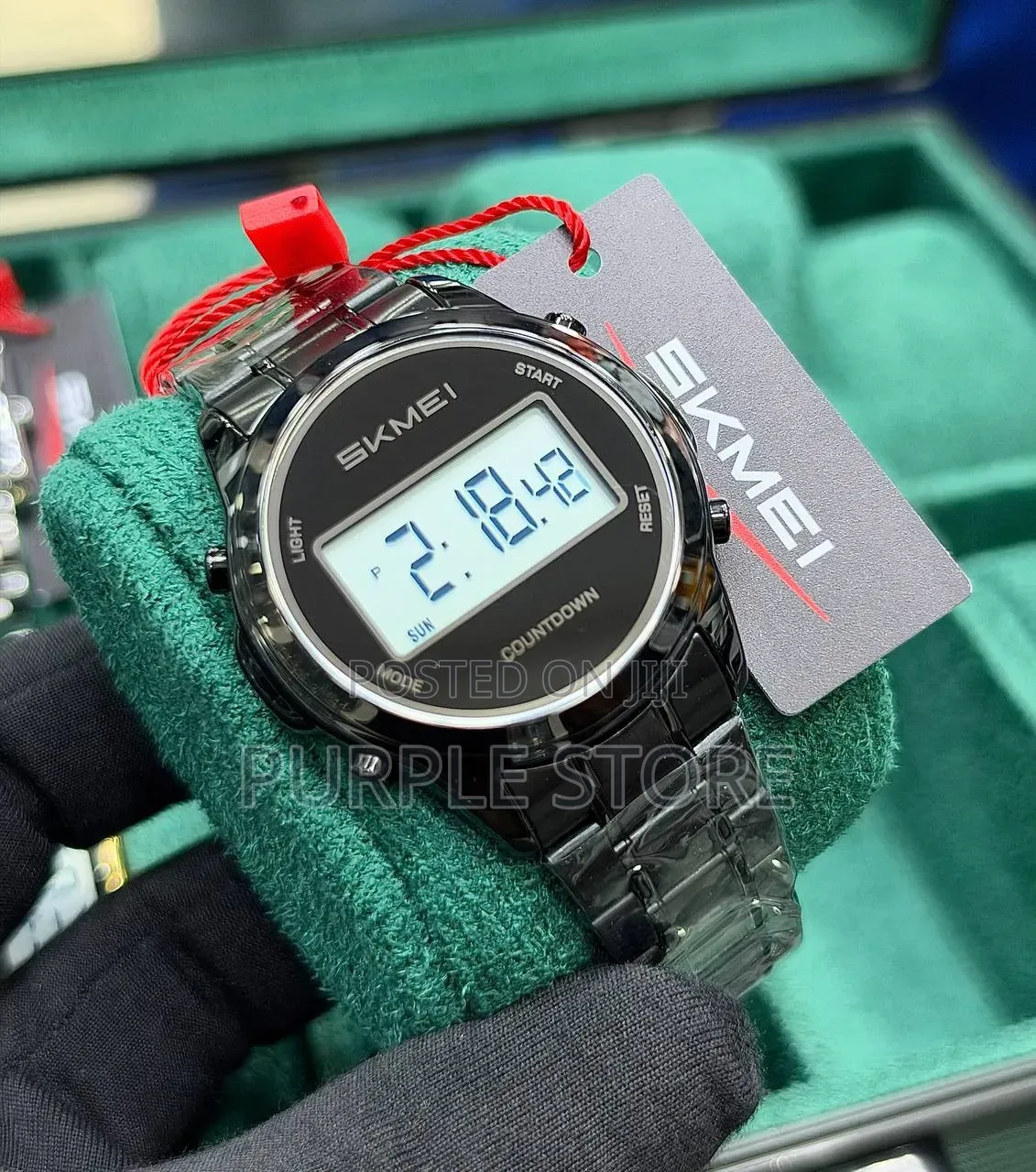 Skmei Digital, Steel Strap Chronograph Watch