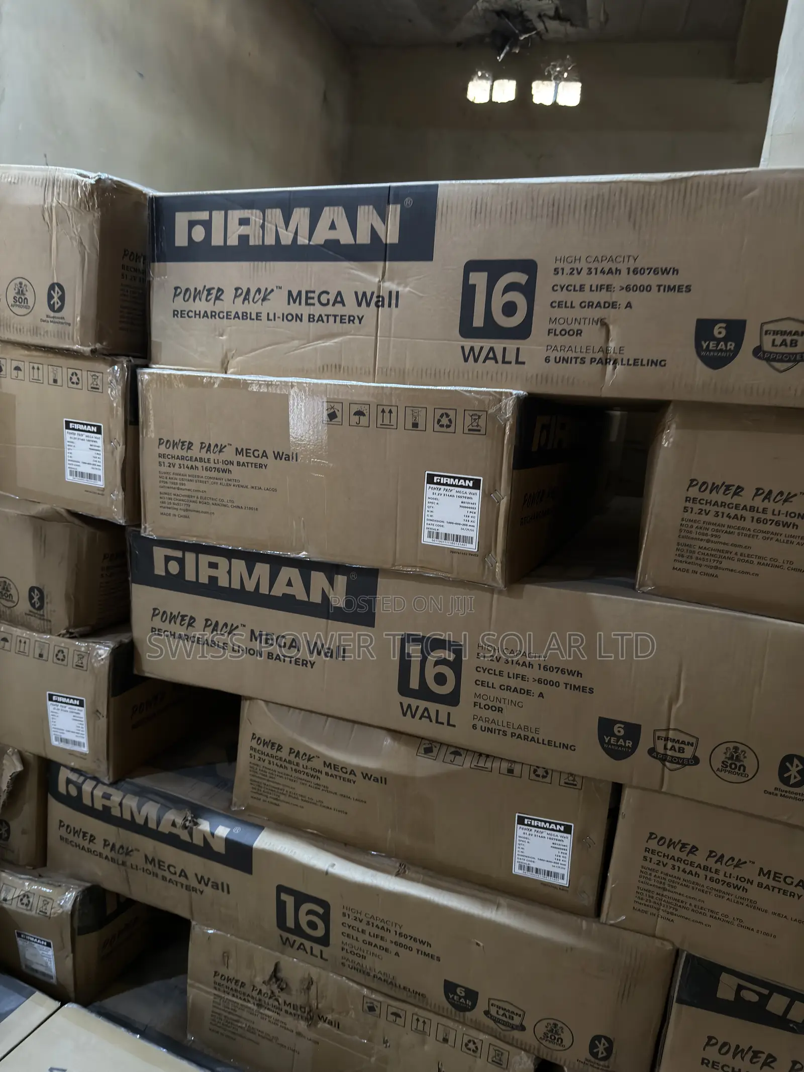 16kwh Firman Lithium Ion Battery