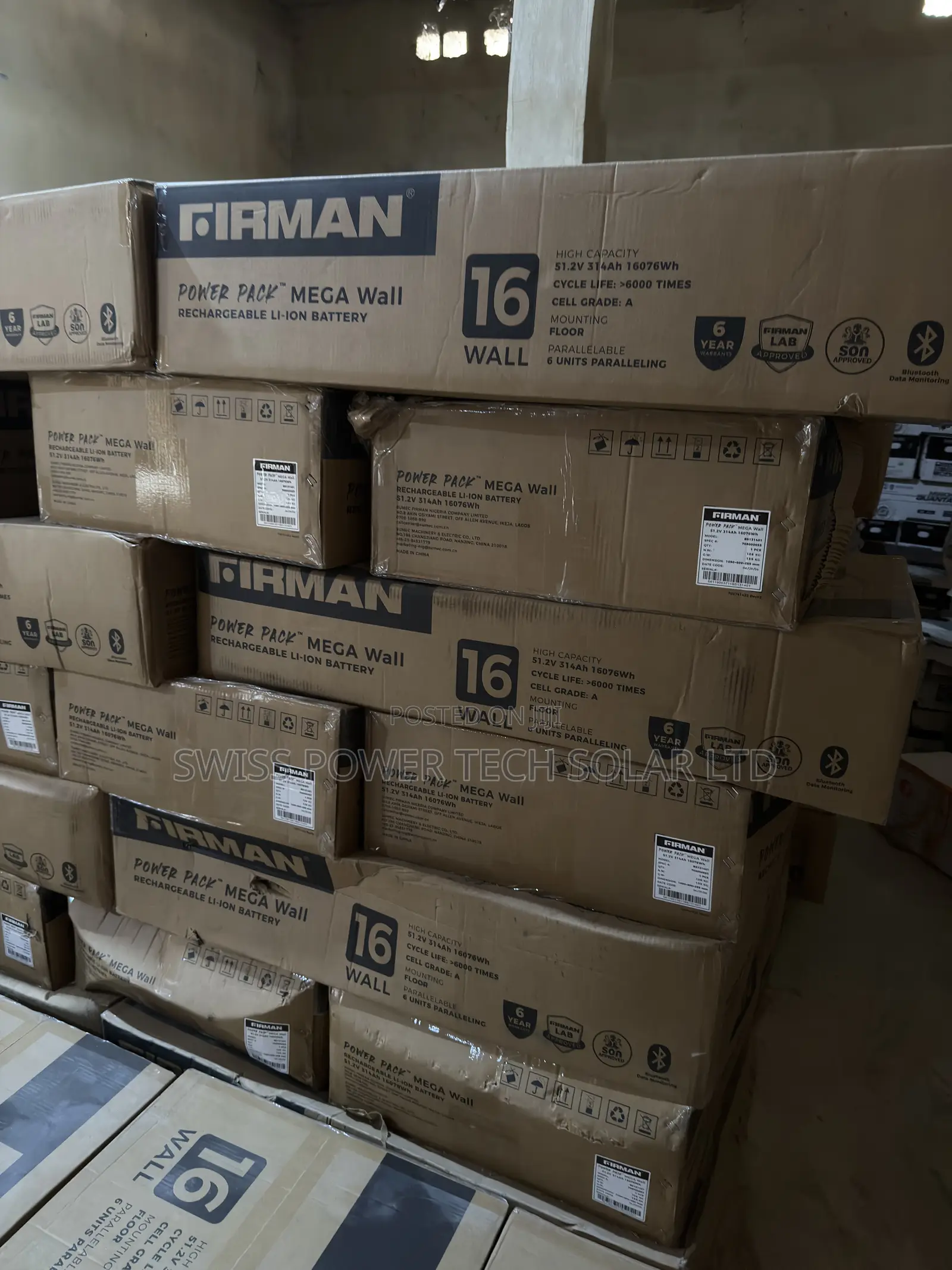 16kwh Firman Lithium Ion Battery