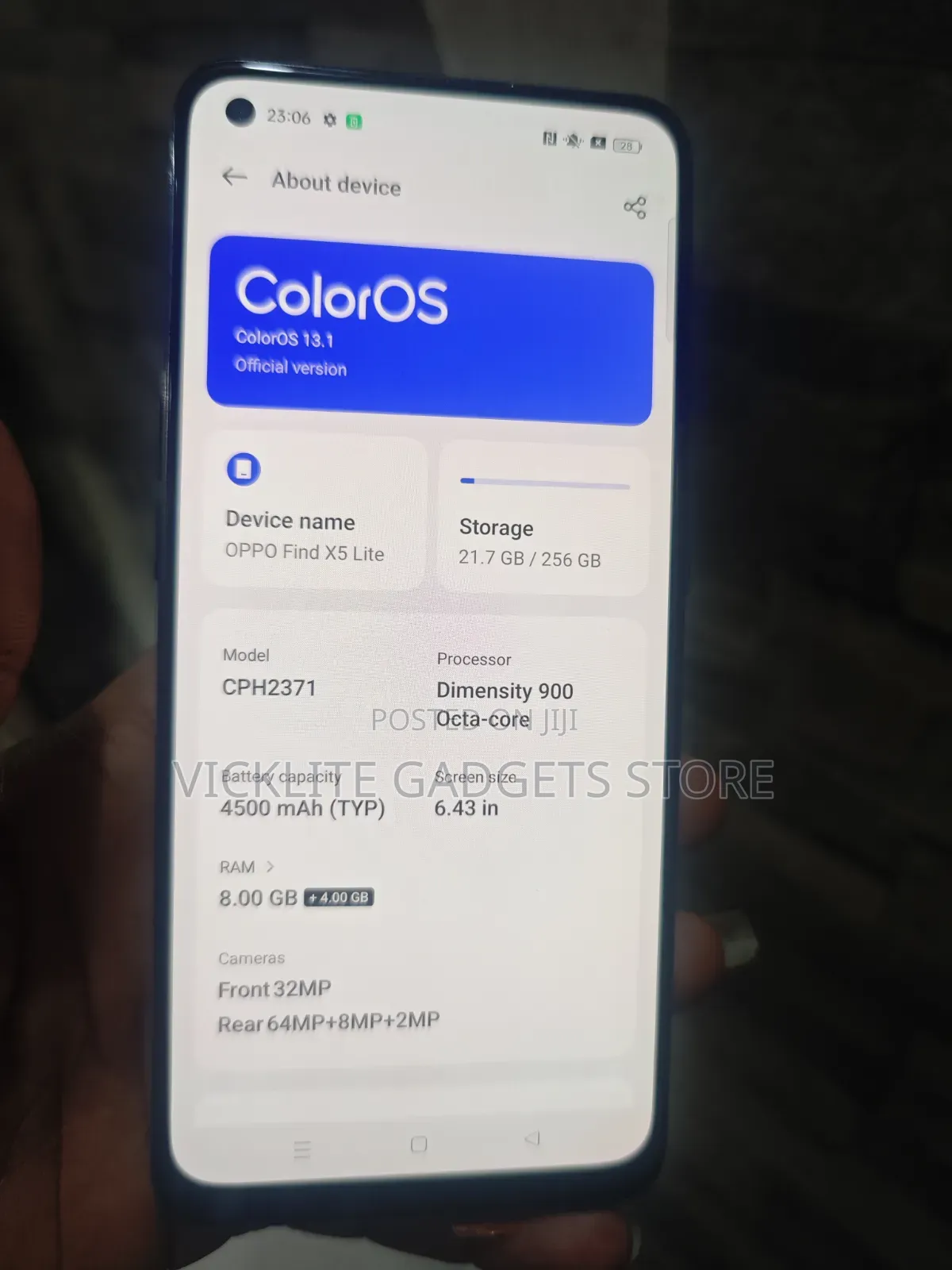 Oppo Find X5 Lite 256 GB Blue