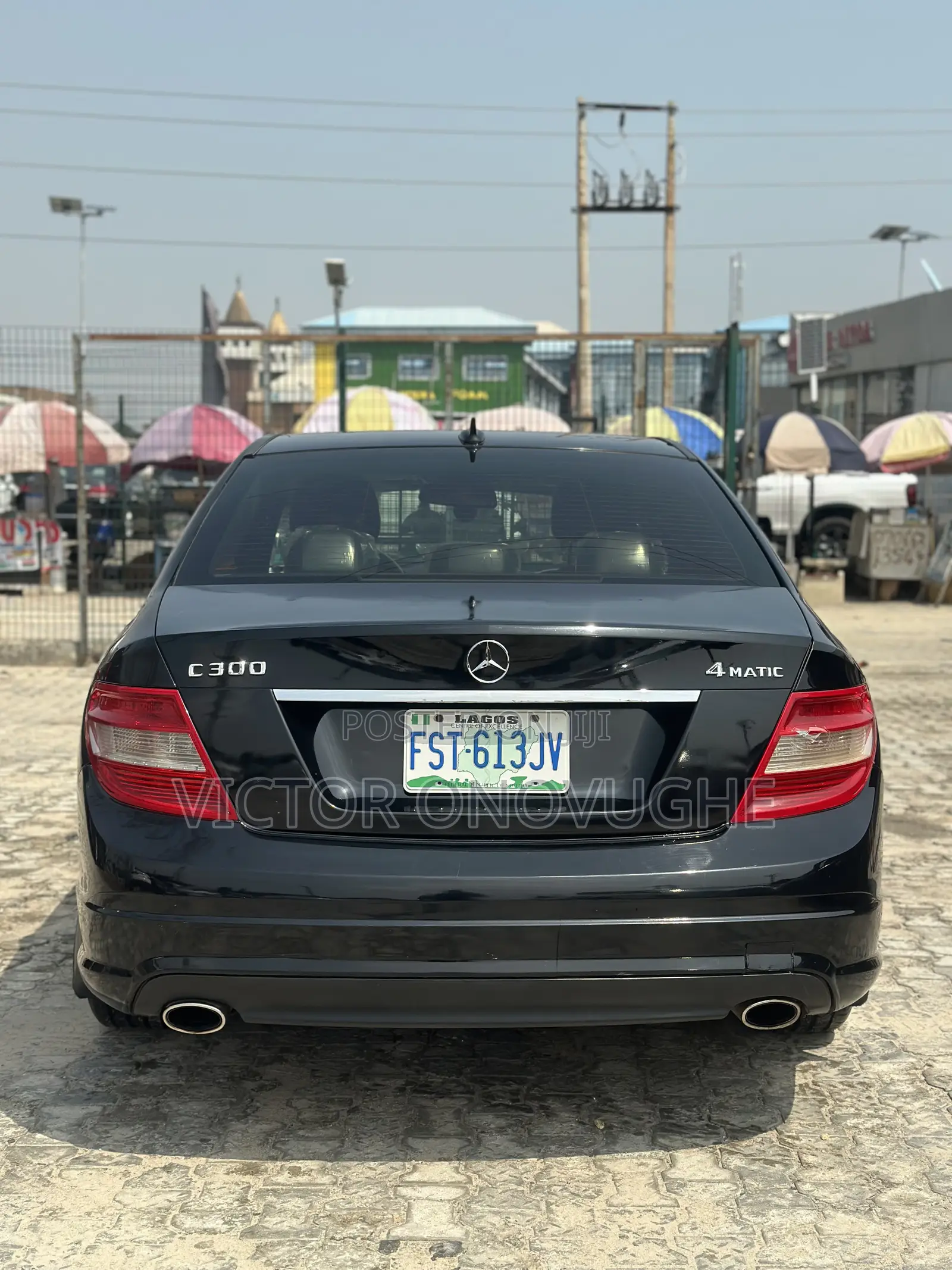 Mercedes-Benz C300 Sport Sedan AWD (3.0L 6cyl 7A) 2008 Black