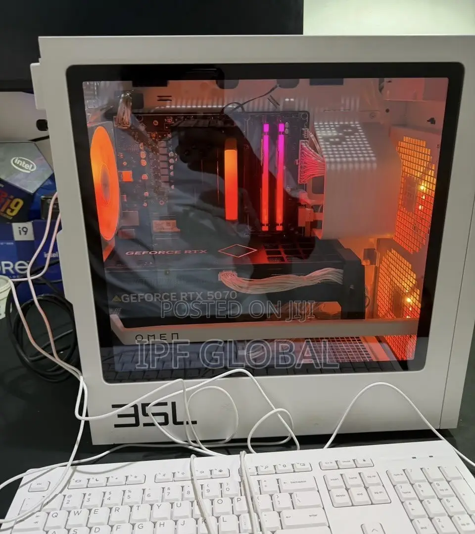 New Desktop Computer HP OMEN 35L Gaming Desktop 32GB AMD Ryzen 7 SSD 1T
