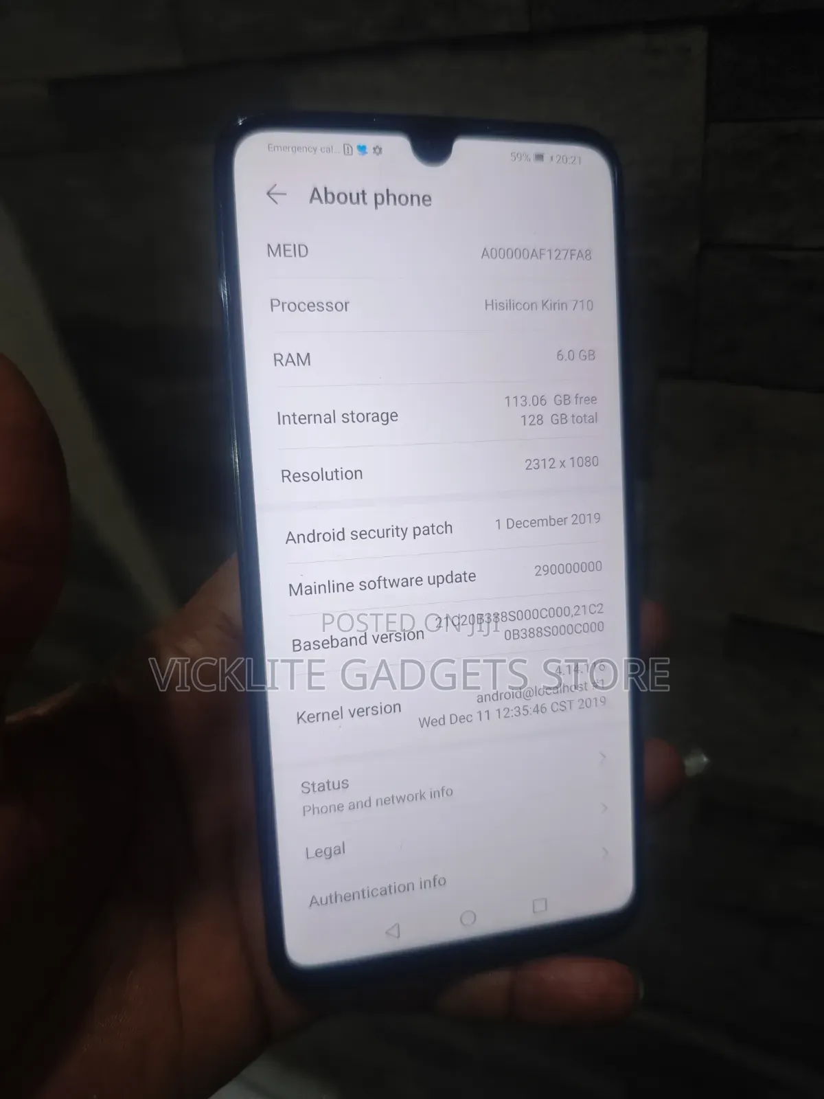Huawei P30 Lite 128 GB Blue