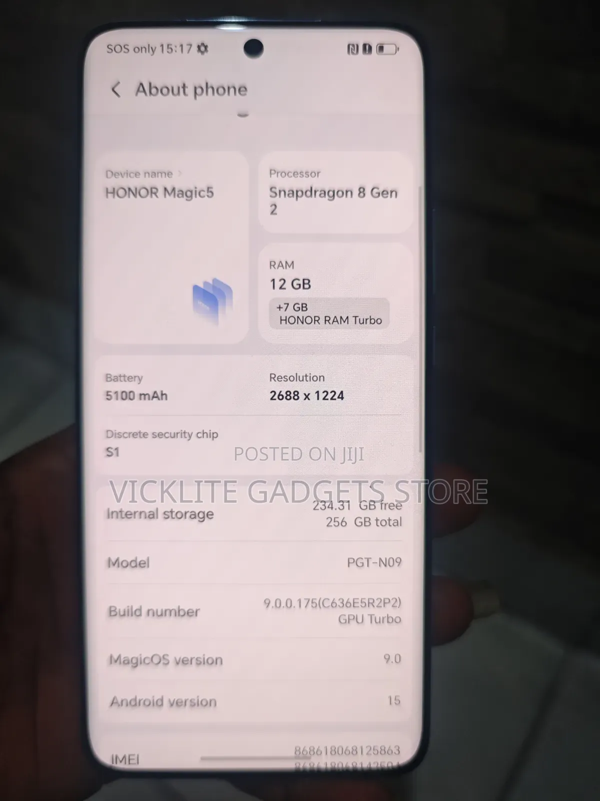 Honor Magic5 256 GB Gray