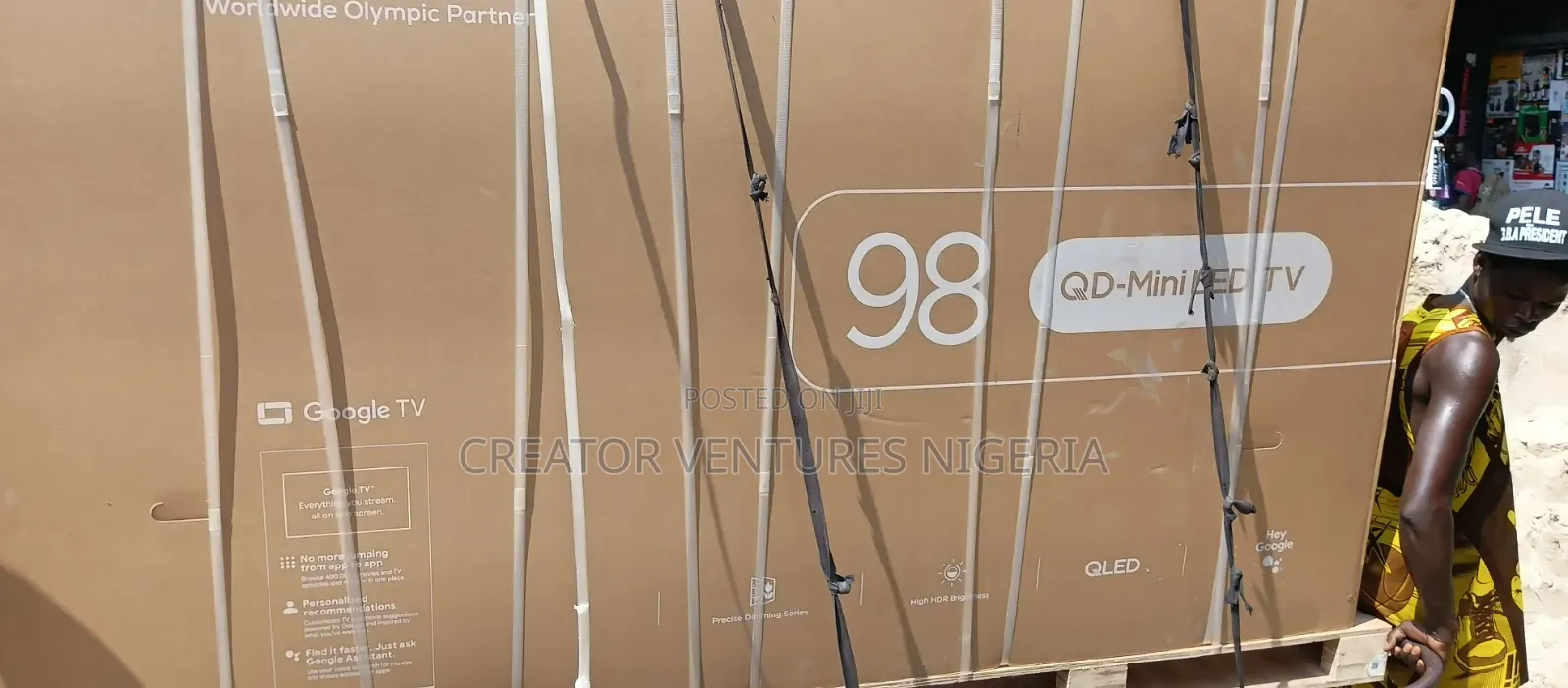TCL 98" Smart GOOGLE 4k QLED TV,YouTube,netflix,bluetooth,playstore,