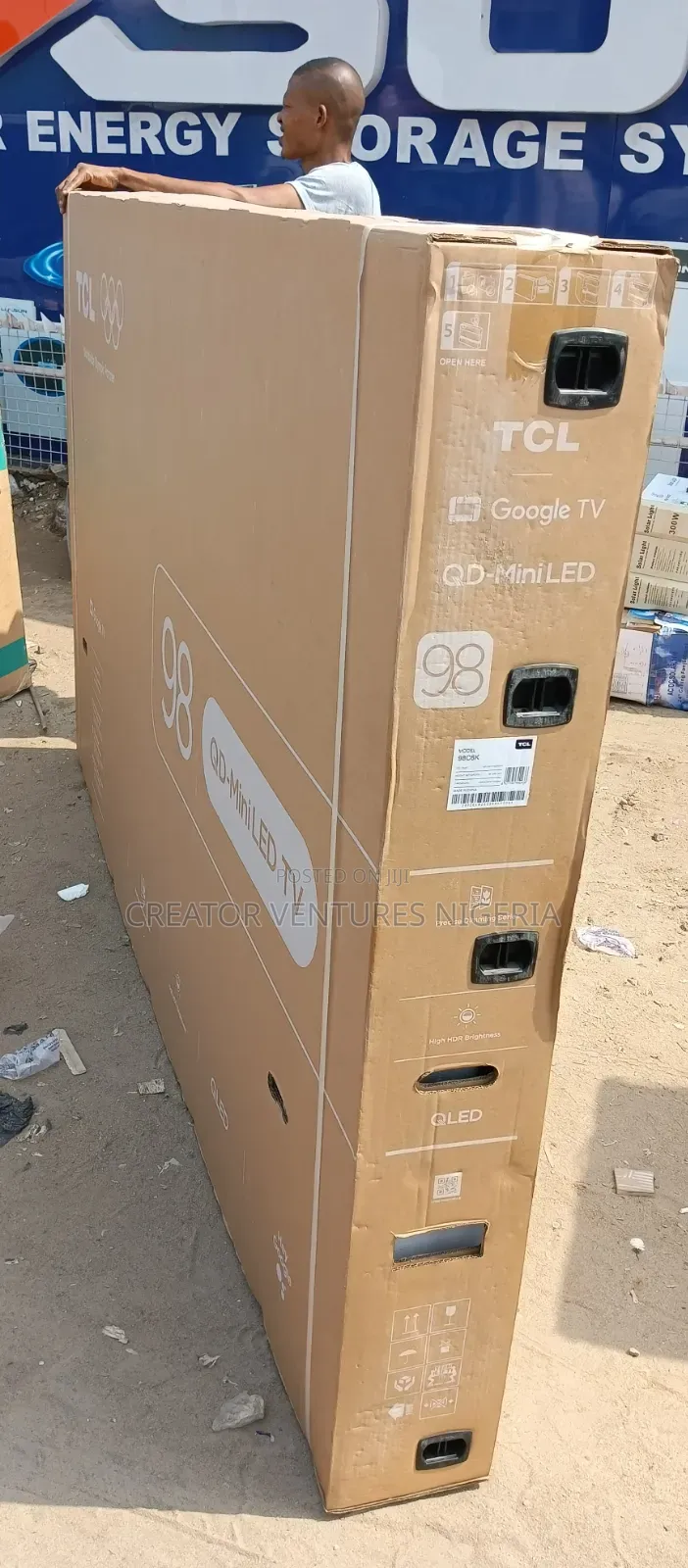 TCL 98" Smart GOOGLE 4k QLED TV,YouTube,netflix,bluetooth,playstore,