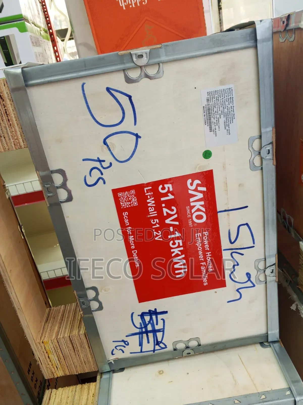 Sako 15kwh Lithium Battery