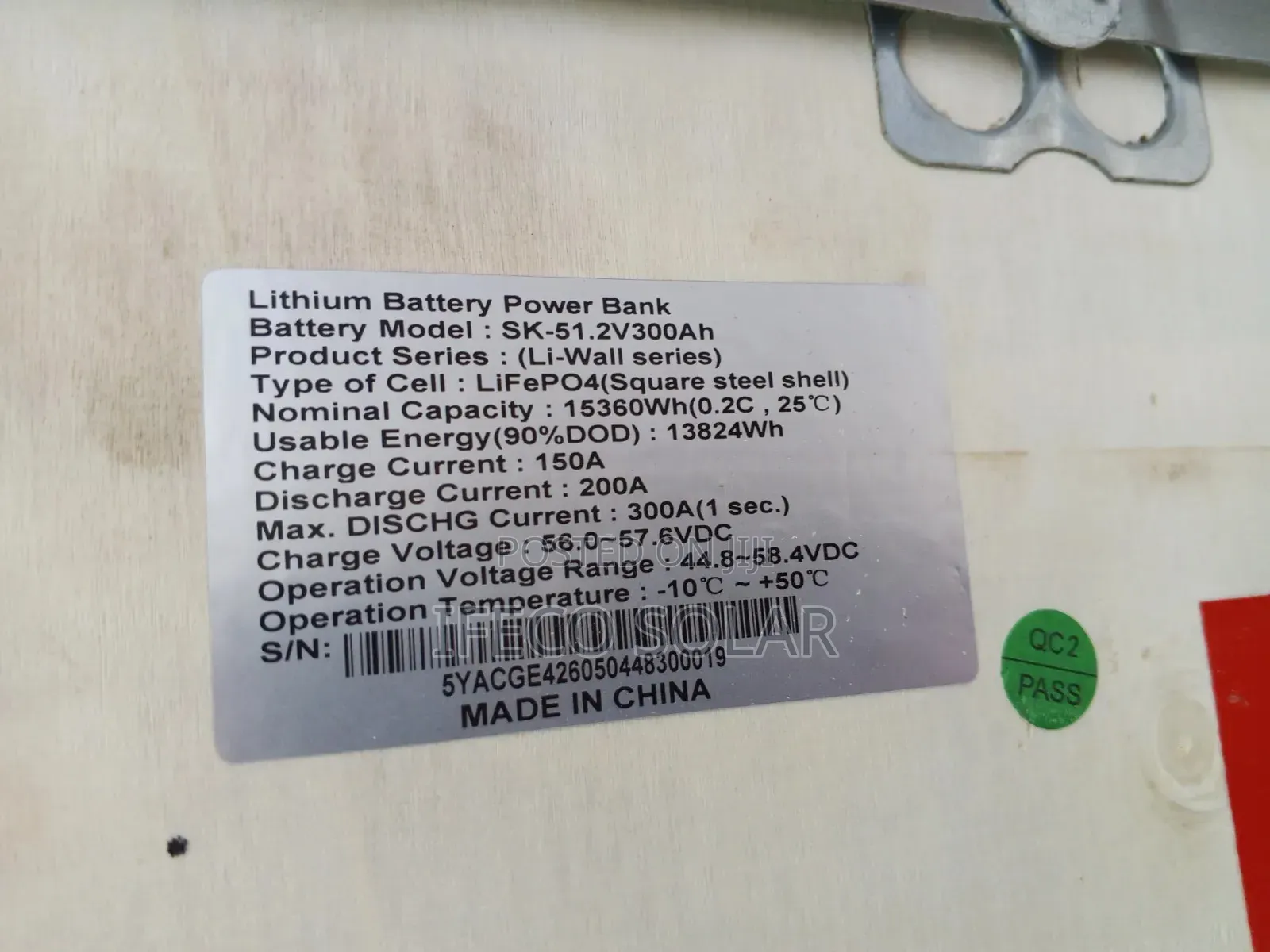 Sako 15kwh Lithium Battery