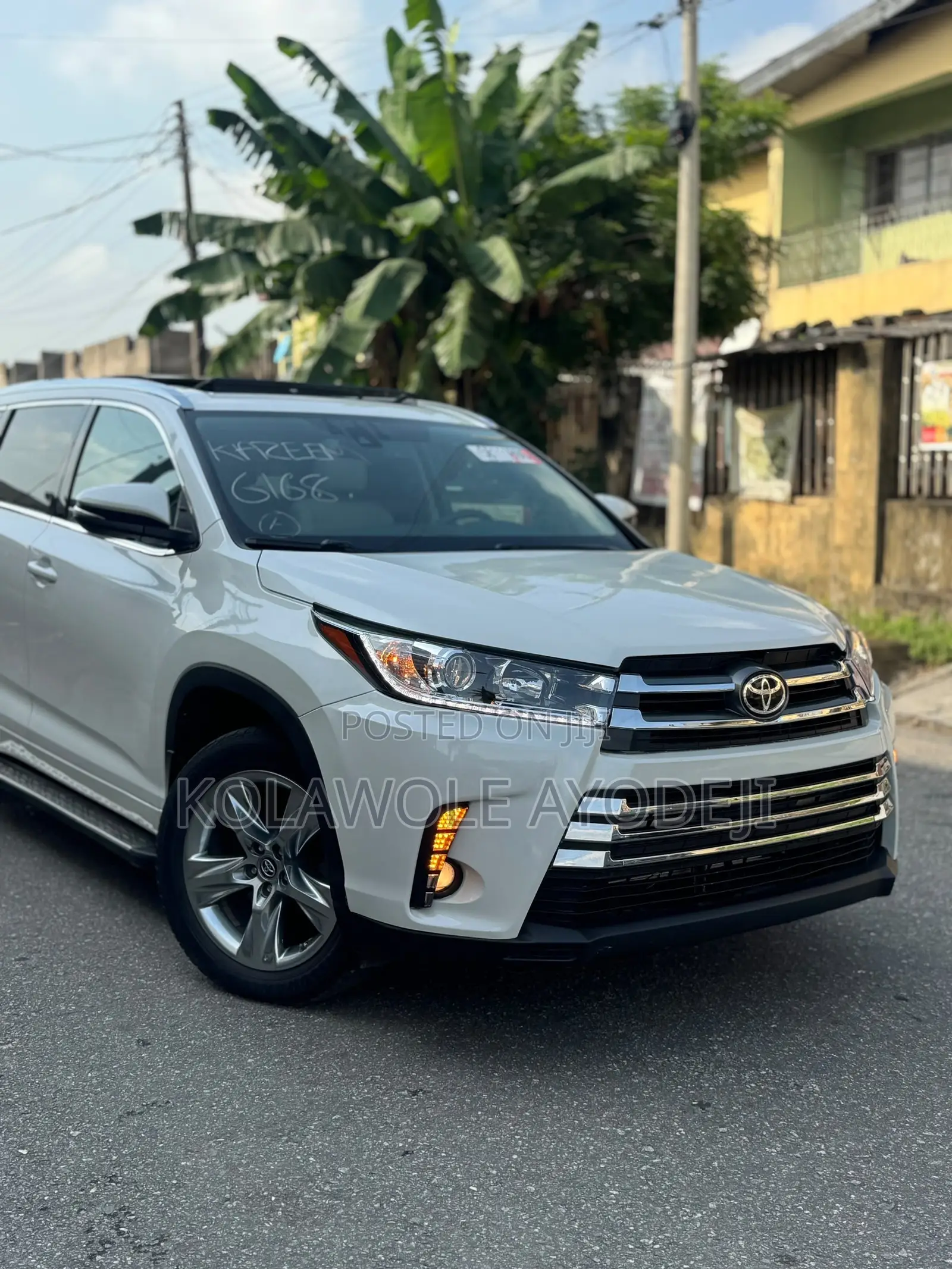 Toyota Highlander Limited Platinum V6 4x4 (3.5L 6cyl 6A) 2016 White