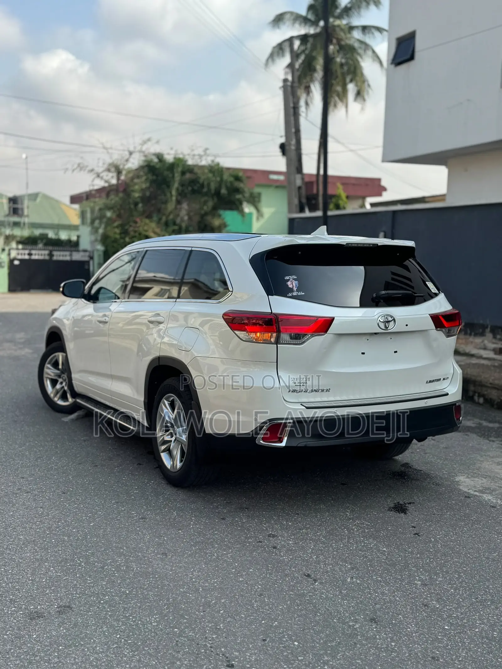 Toyota Highlander Limited Platinum V6 4x4 (3.5L 6cyl 6A) 2016 White