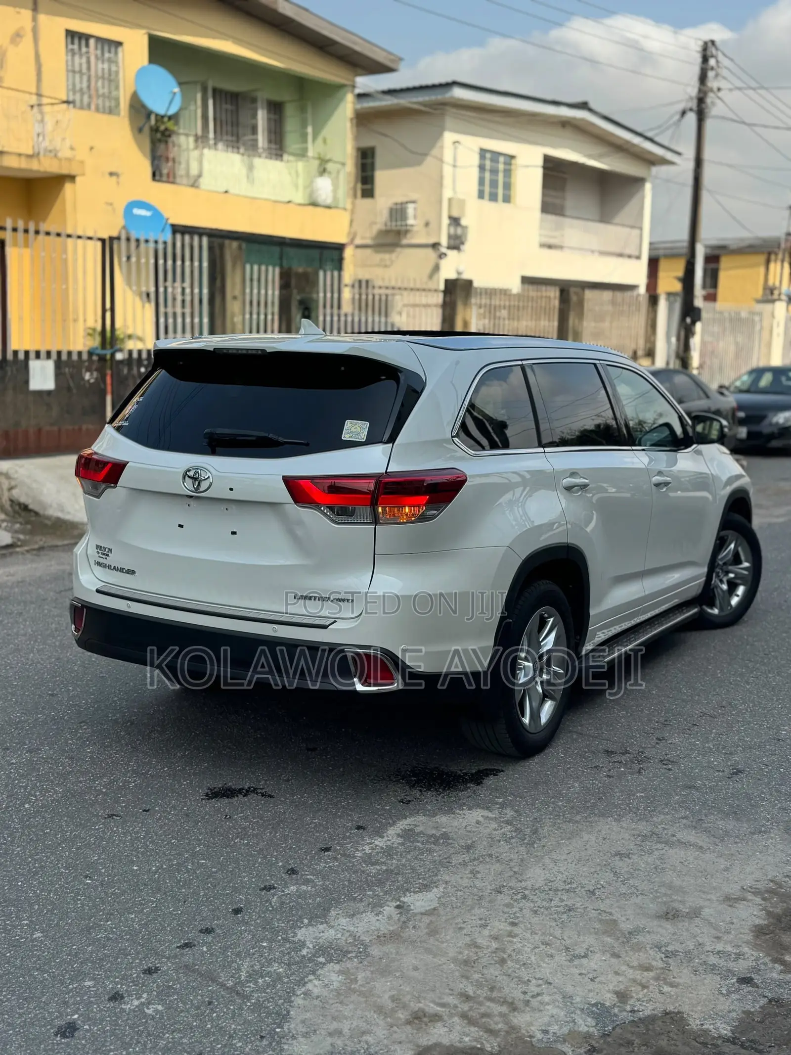 Toyota Highlander Limited Platinum V6 4x4 (3.5L 6cyl 6A) 2016 White