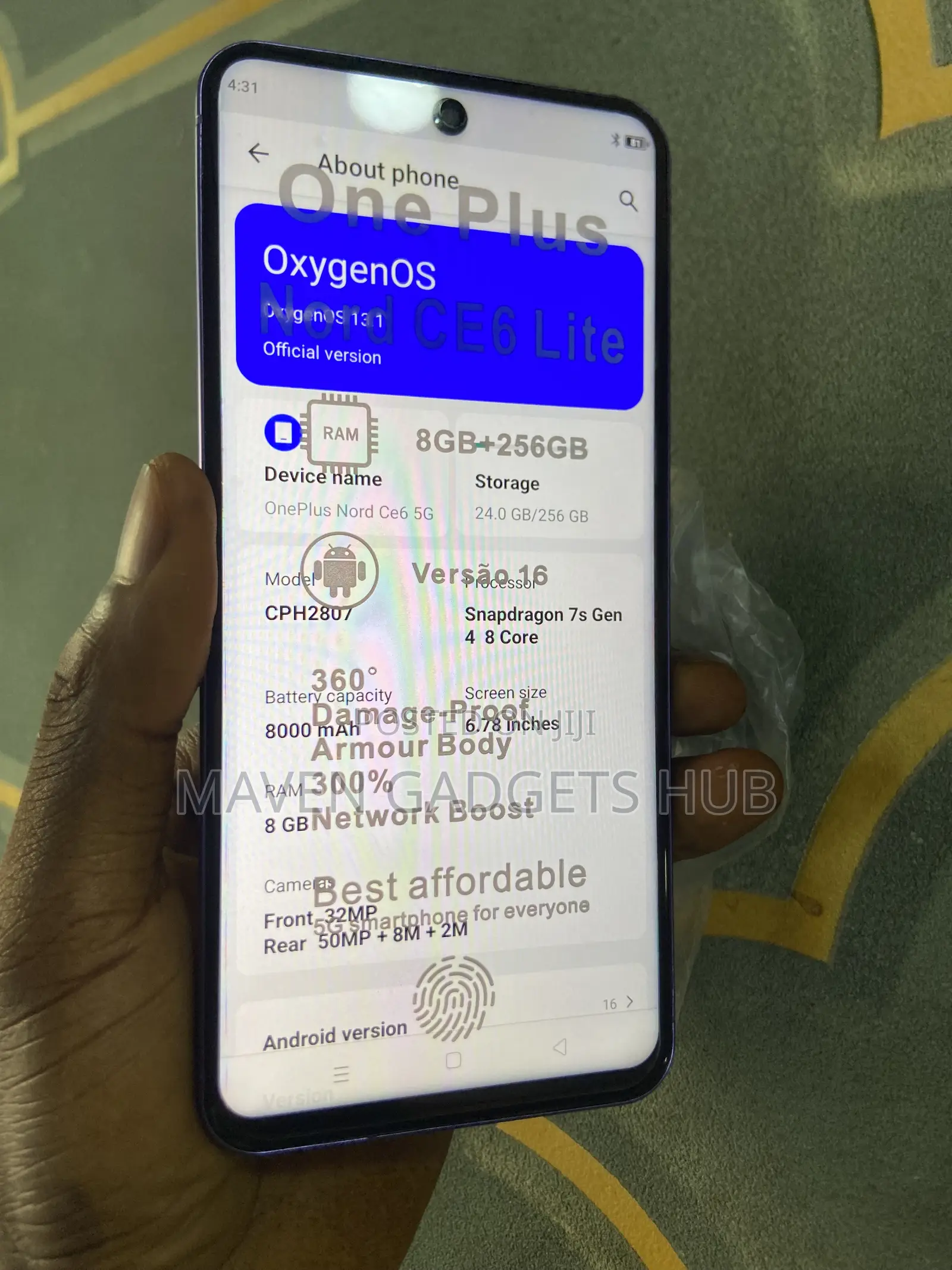 OnePlus Nord CE 5G 256 GB Blue