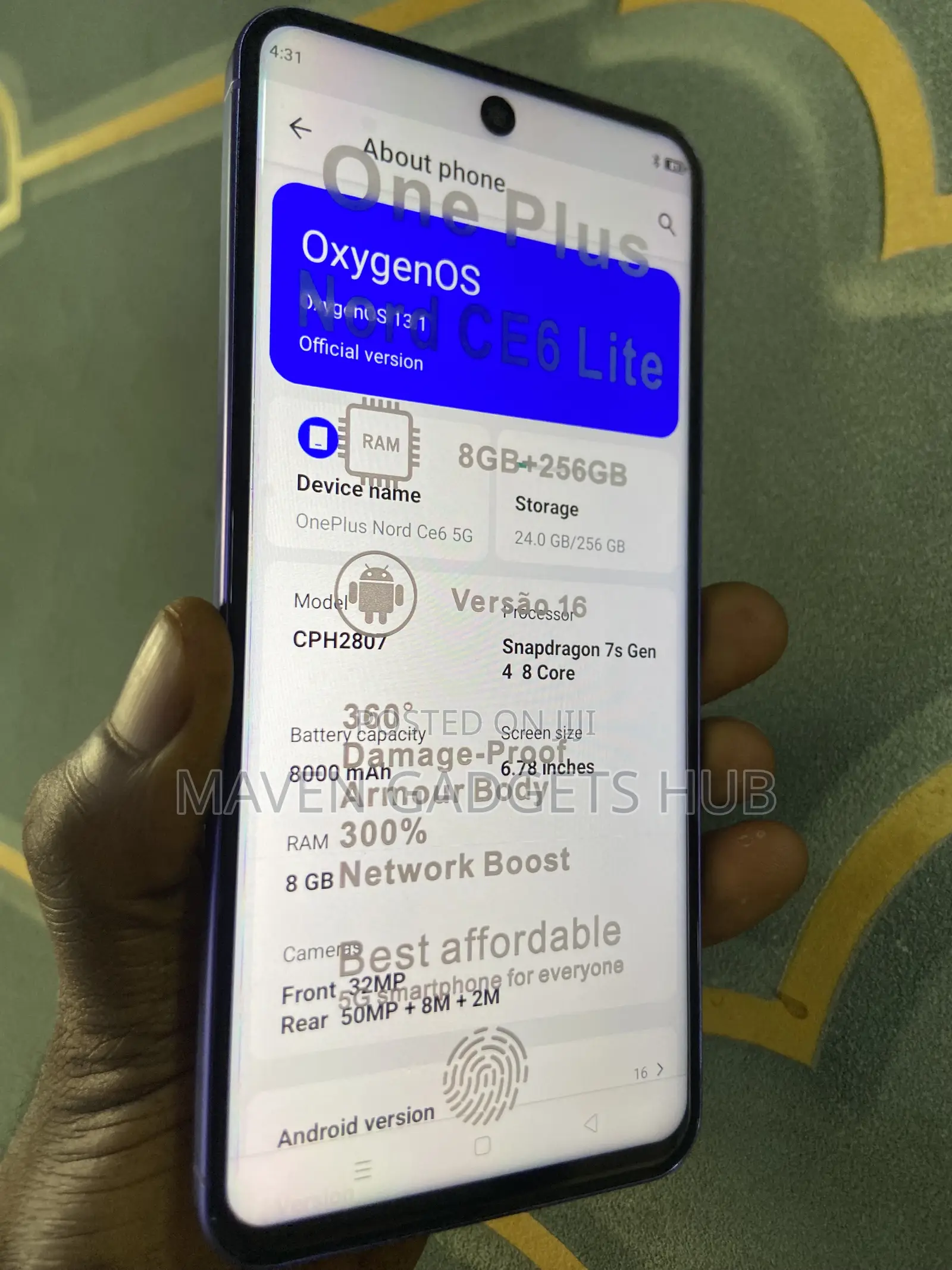OnePlus Nord CE 5G 256 GB Blue