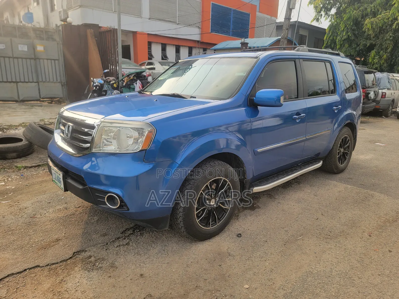 Honda Pilot Touring w/RES/Navi 4WD (3.5L 6cyl 5A) 2011 Blue