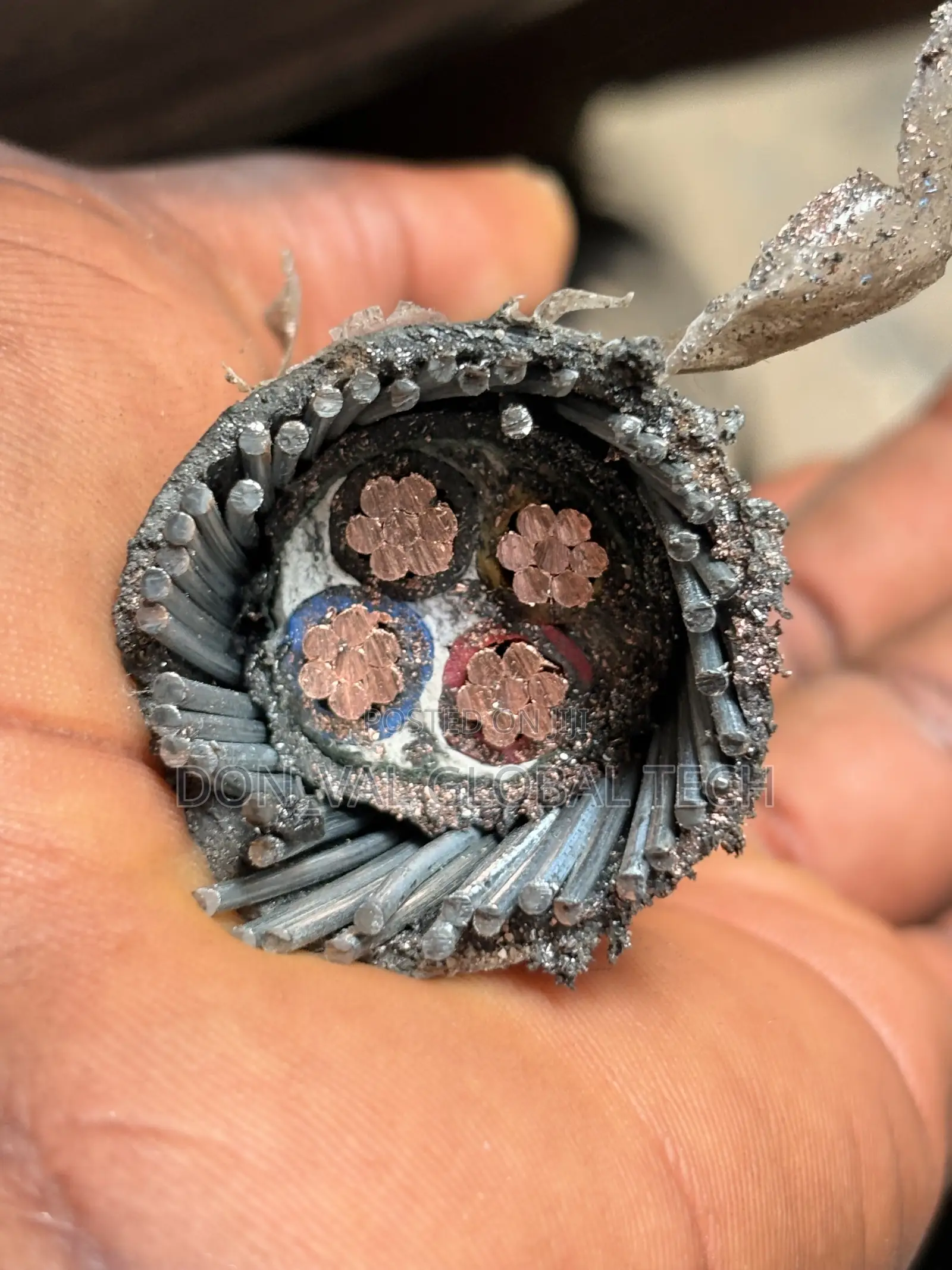4core X25mm Copper Armored Cable