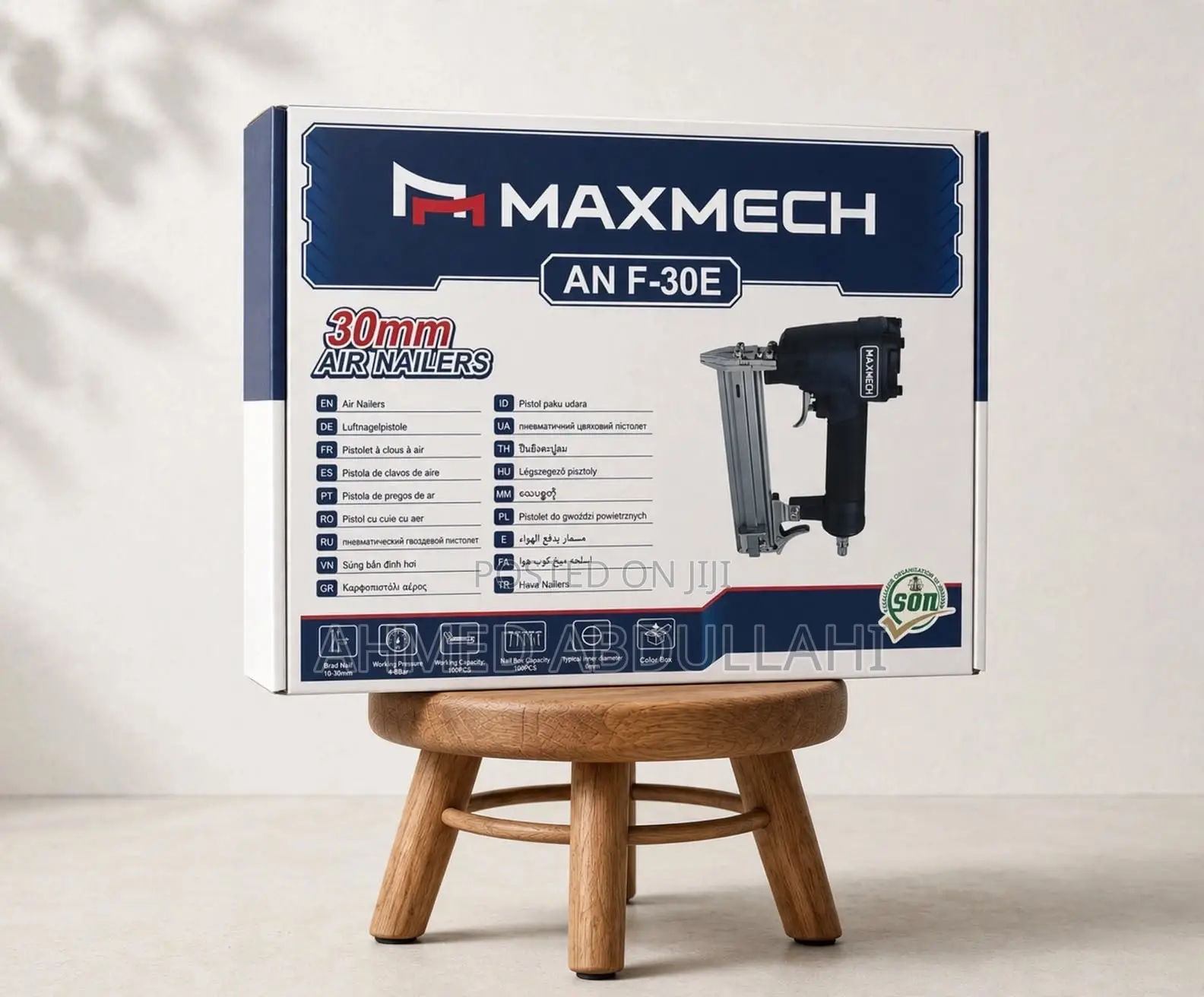 MAXMECH AN F-30e 30mm Air Nailers