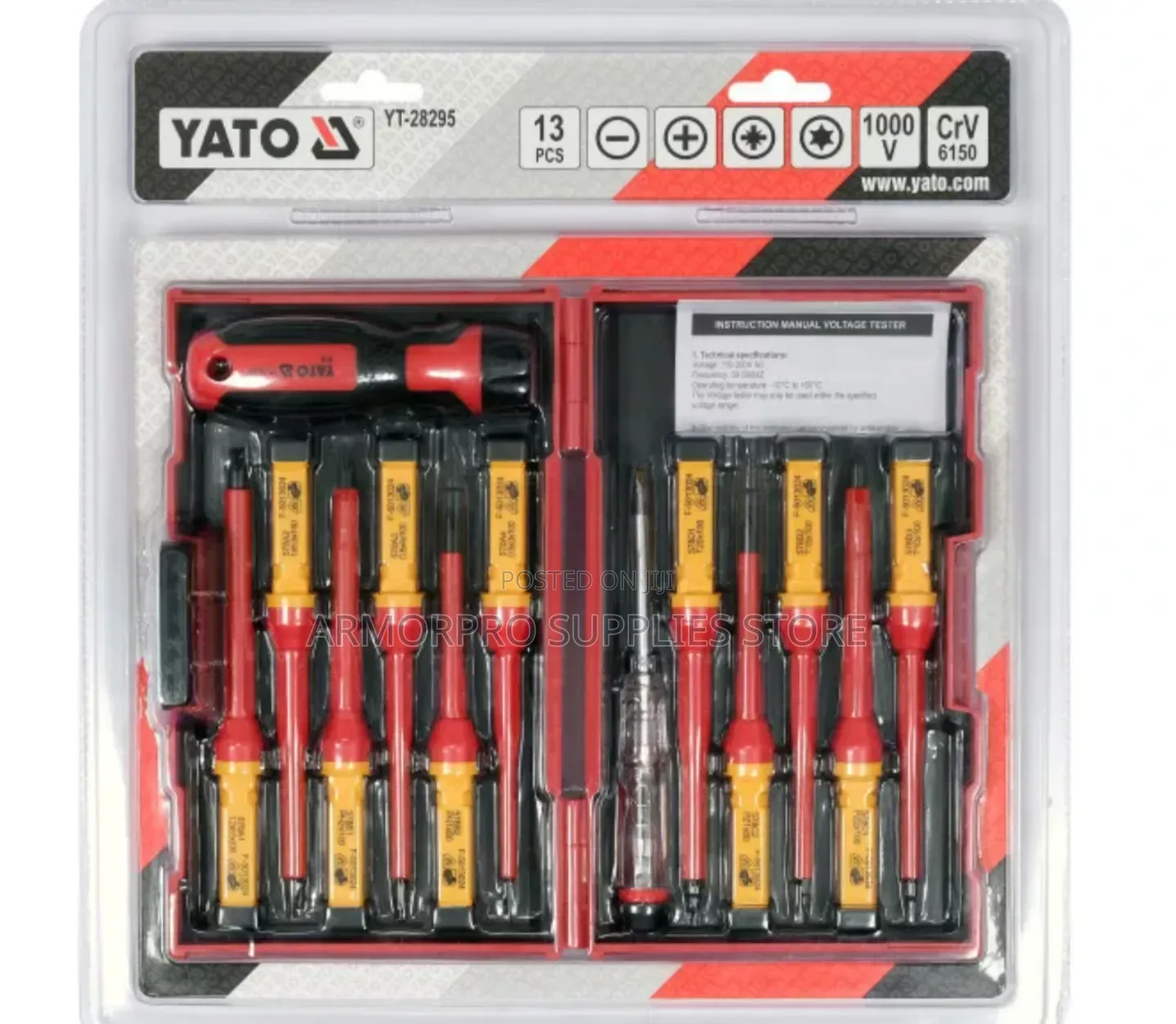 YATO YT-28295 13-Piece VDE Insulated Driver